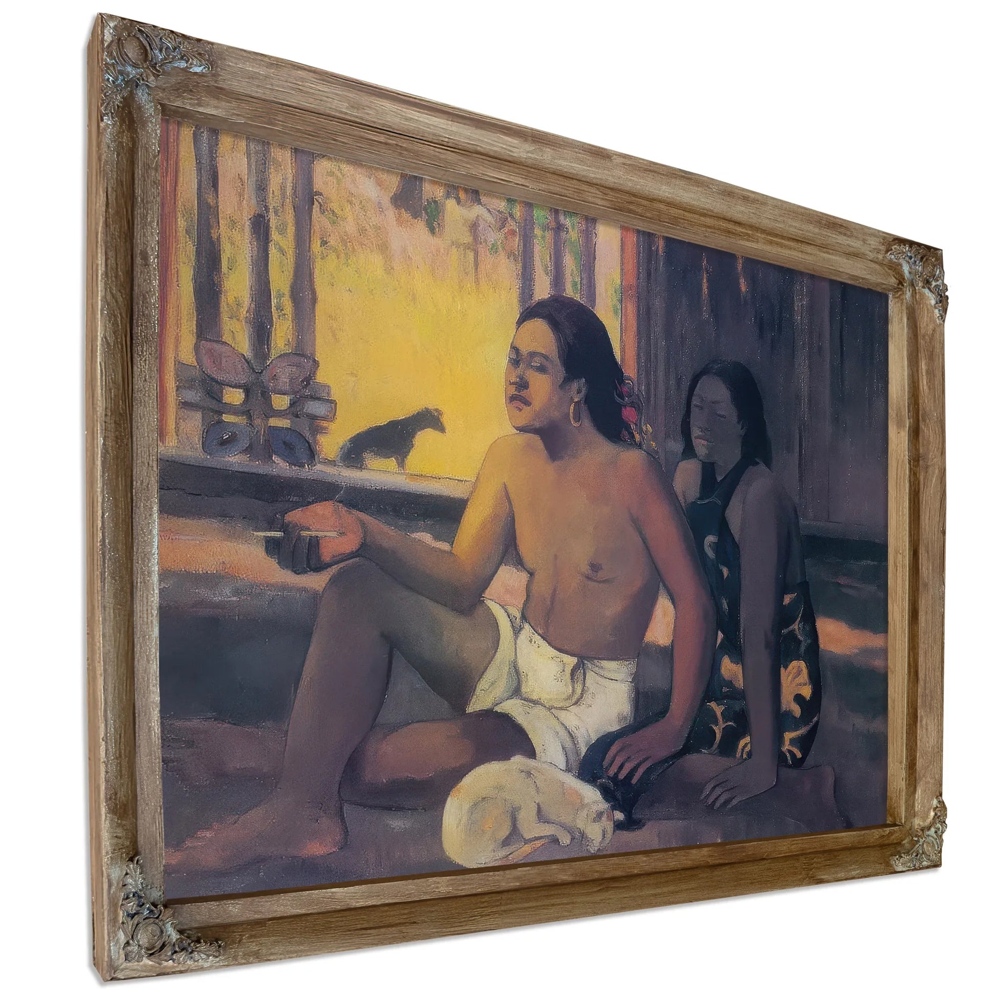 Eiaha Ohipa ( Tahitians In A Room) By Paul Gauguin Fine Art Print