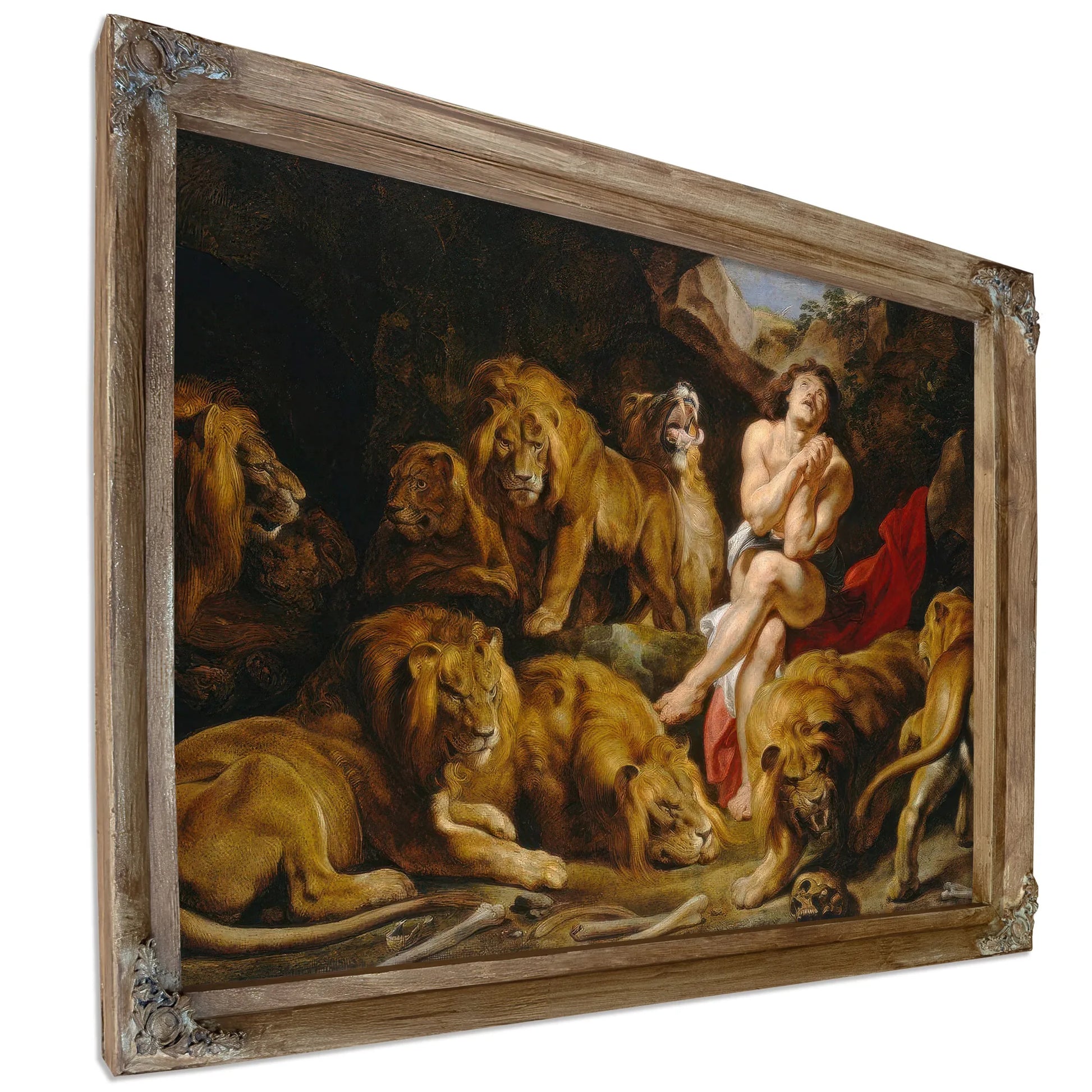 Peter Paul Rubens Daniel In The Lions 1039 Den 1616 By Peter Paul Rubens Fine Art Print