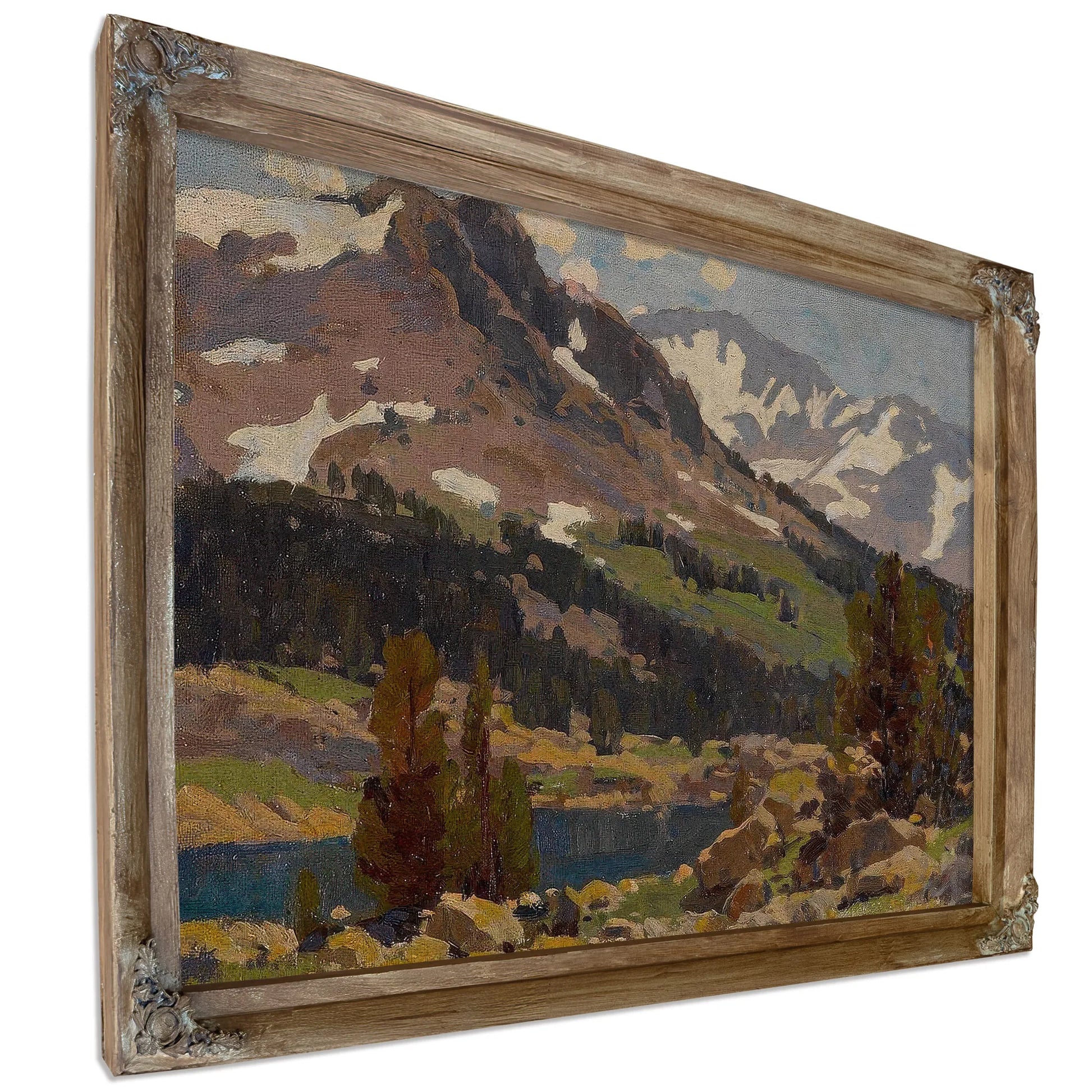 Sierra Slopes And Lake By Edgar Payne Fine Art Print