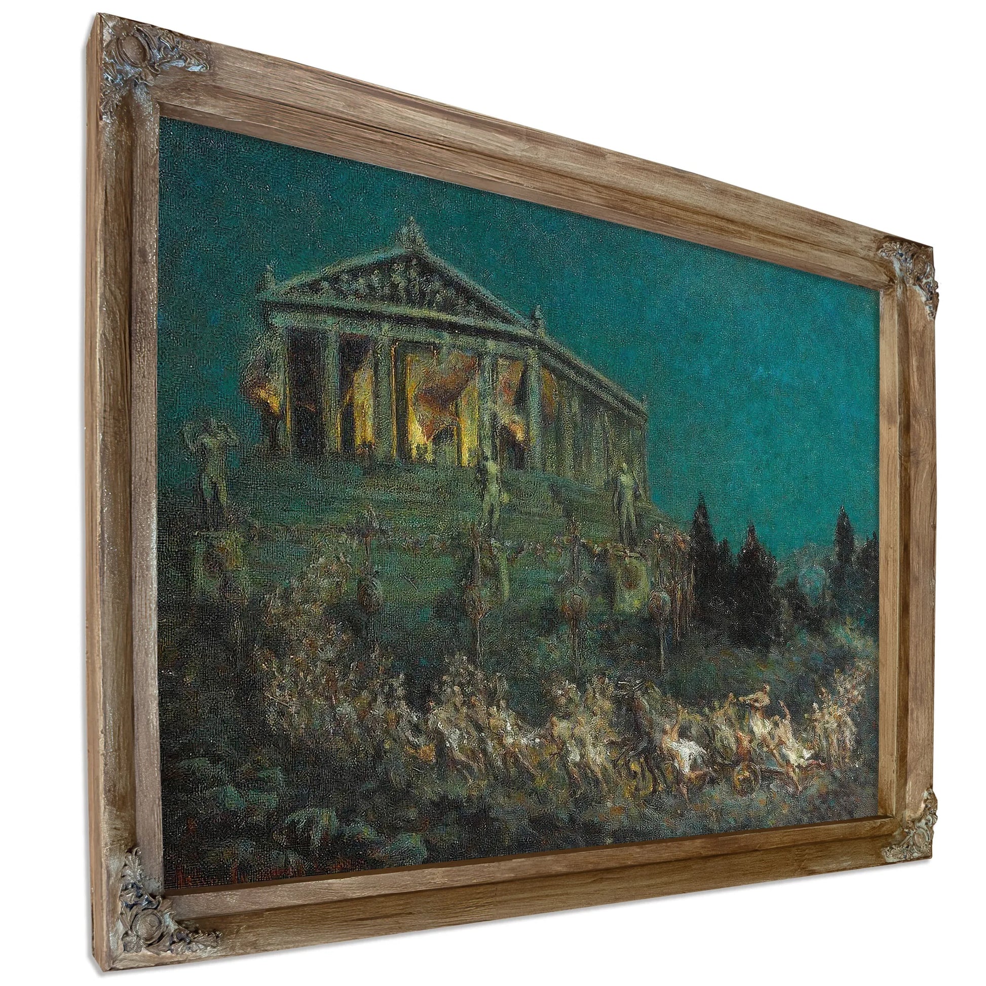 Procession To The Parthenon By Colin Campbell Cooper Fine Art Print