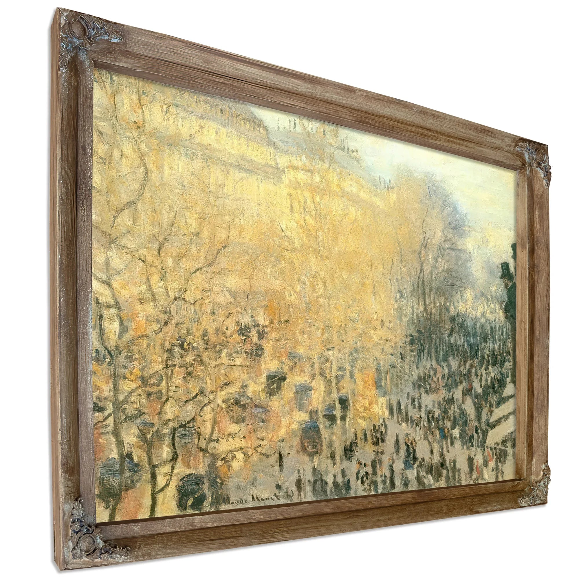 The Boulevard Des Capucines By Claude Monet Fine Art Print