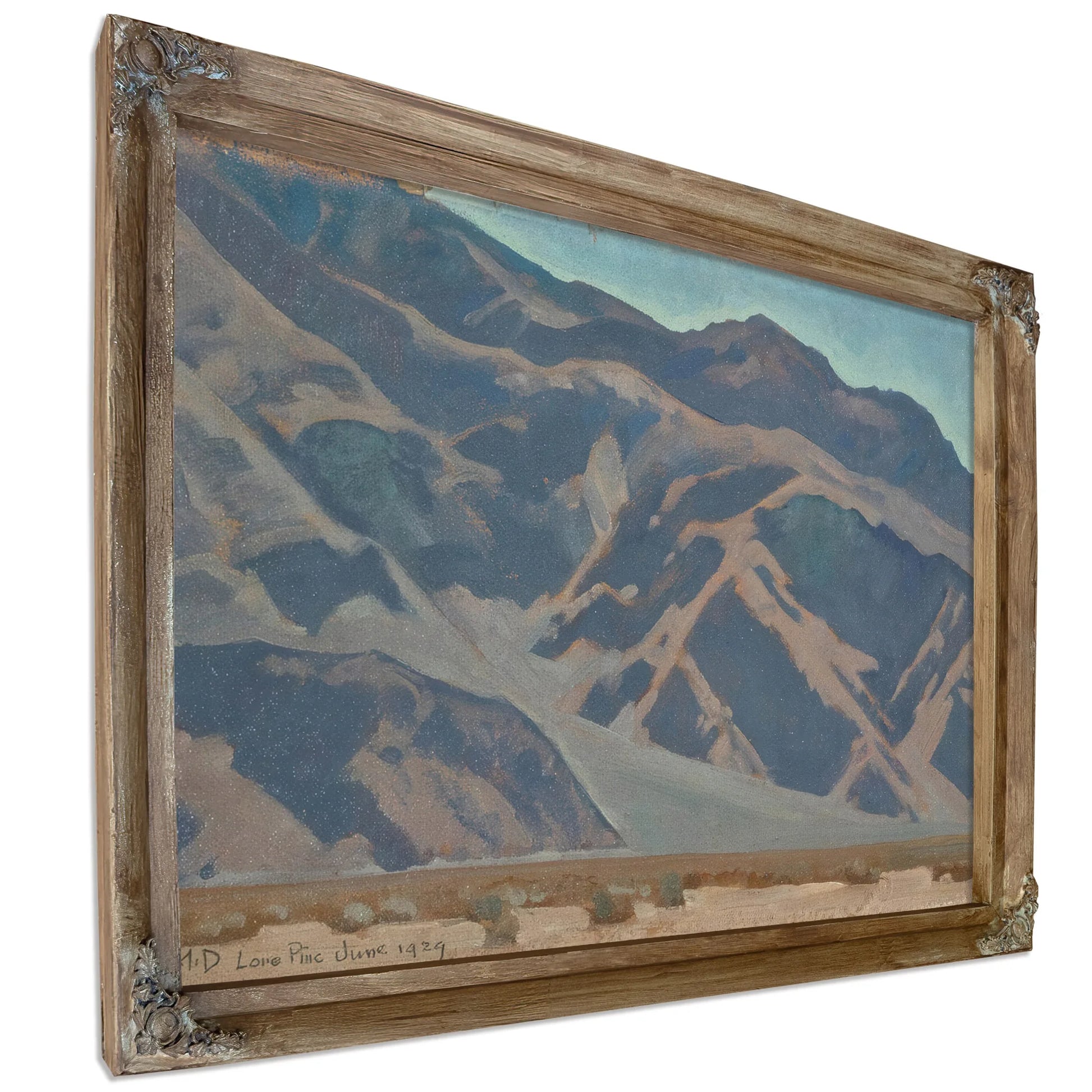 Inyo Mountains Morning Lone Pine By Maynard Dixon Fine Art Print