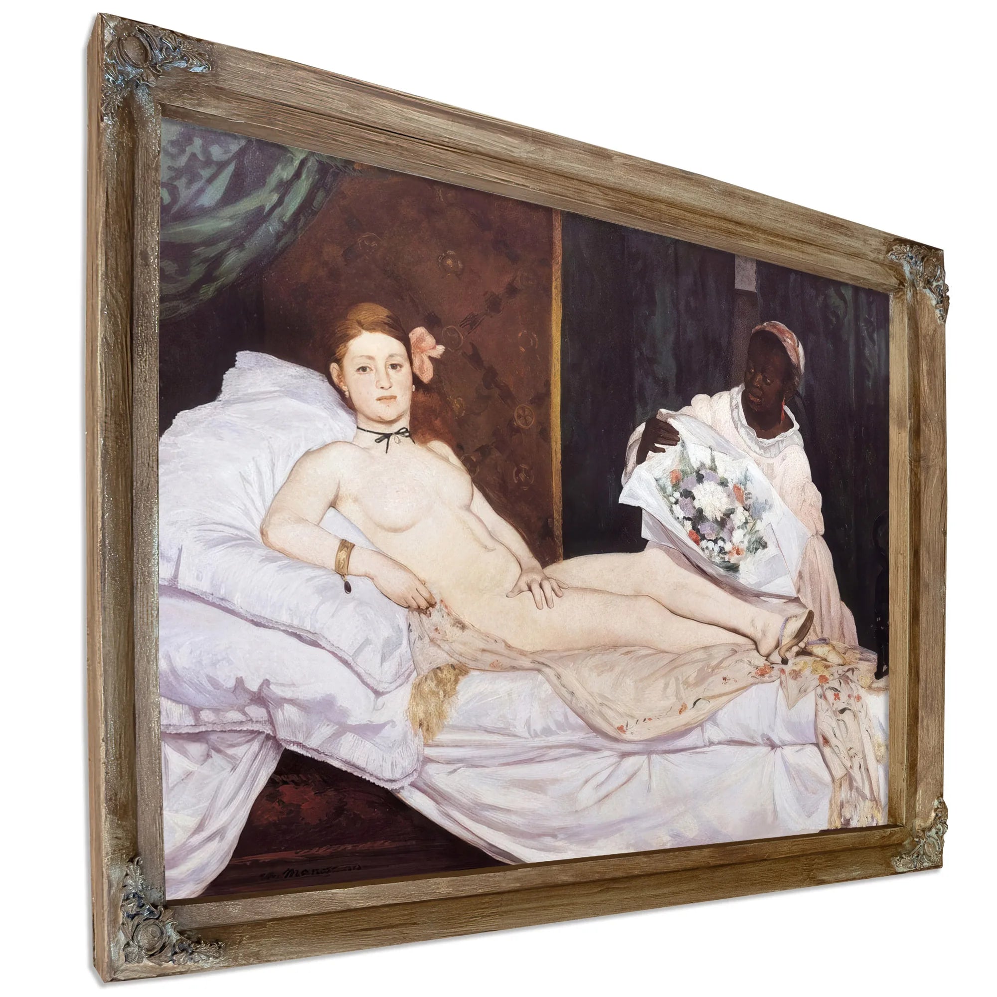 Olympia 1863 By Edouard Manet Fine Art Print