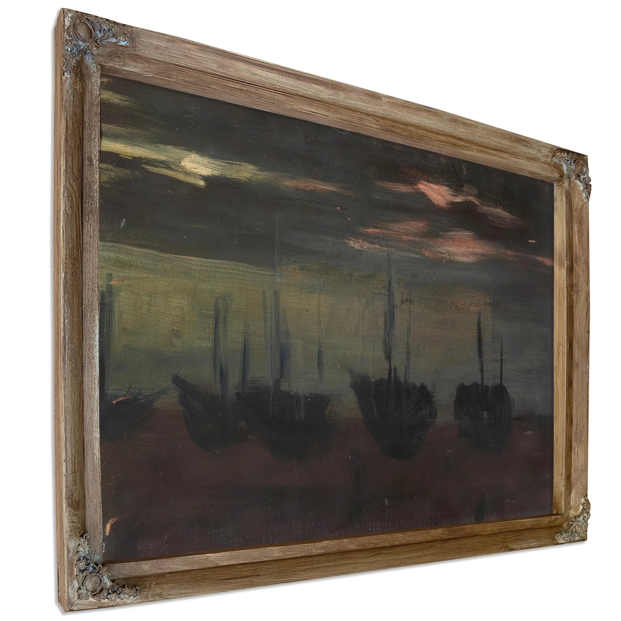 Ships In Moonlight By Alice Pike Barney Fine Art Print
