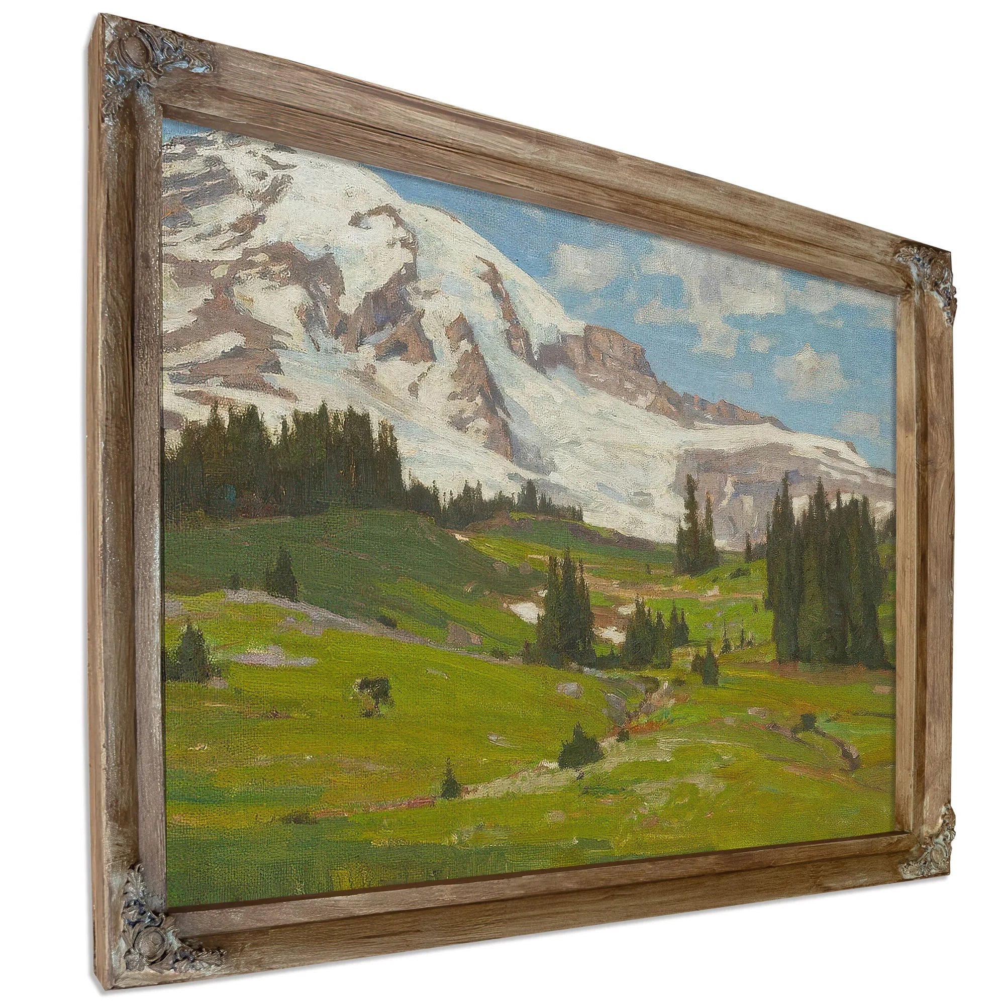 Mt. Rainier Washington 1915 By William Wendt Fine Art Print