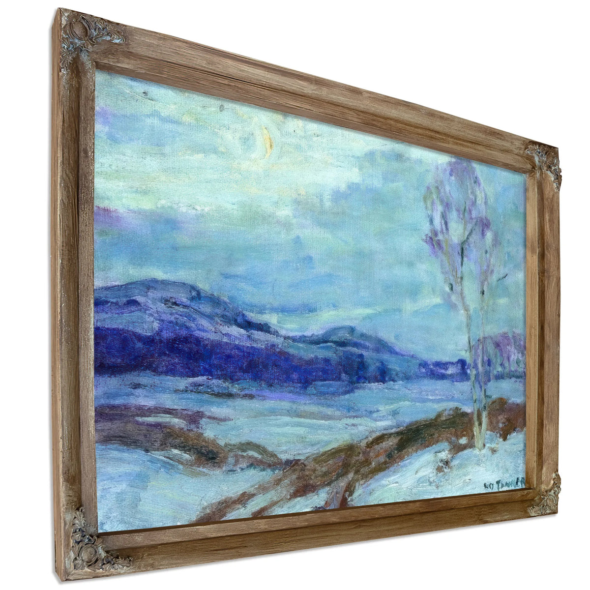 Landscape In Moonlight By Henry Ossawa Tanner Fine Art Print