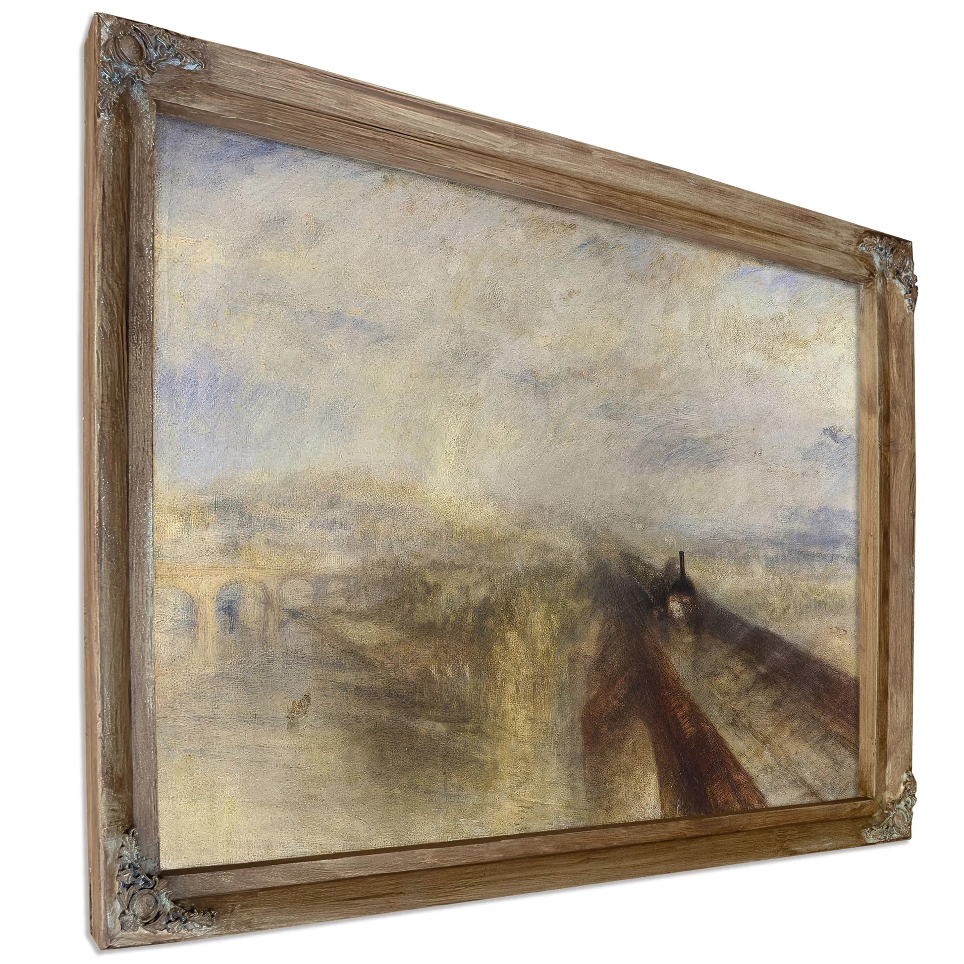 Rain Steam And Speed The Great Western Railway By Joseph Mallord William Turner Fine Art Print