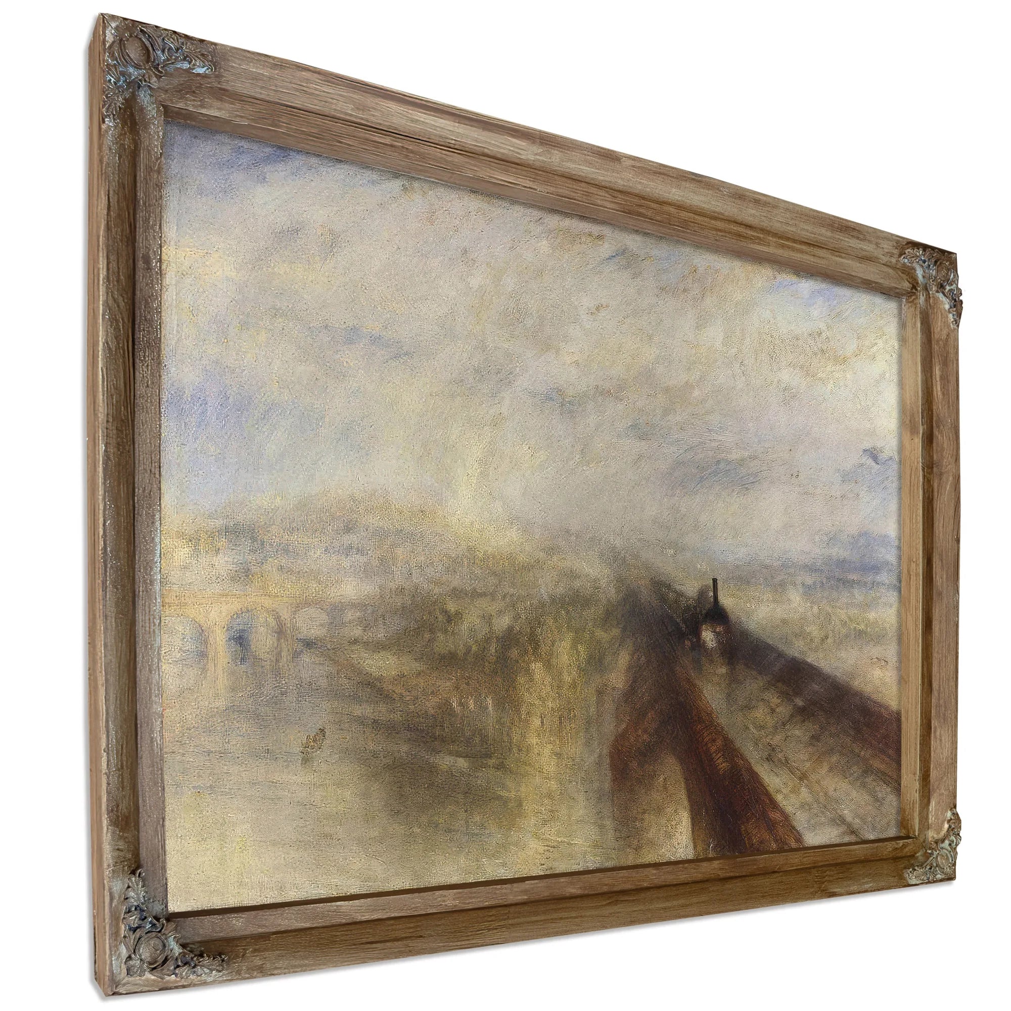 Rain Steam And Speed The Great Western Railway By Joseph Mallord William Turner Fine Art Print