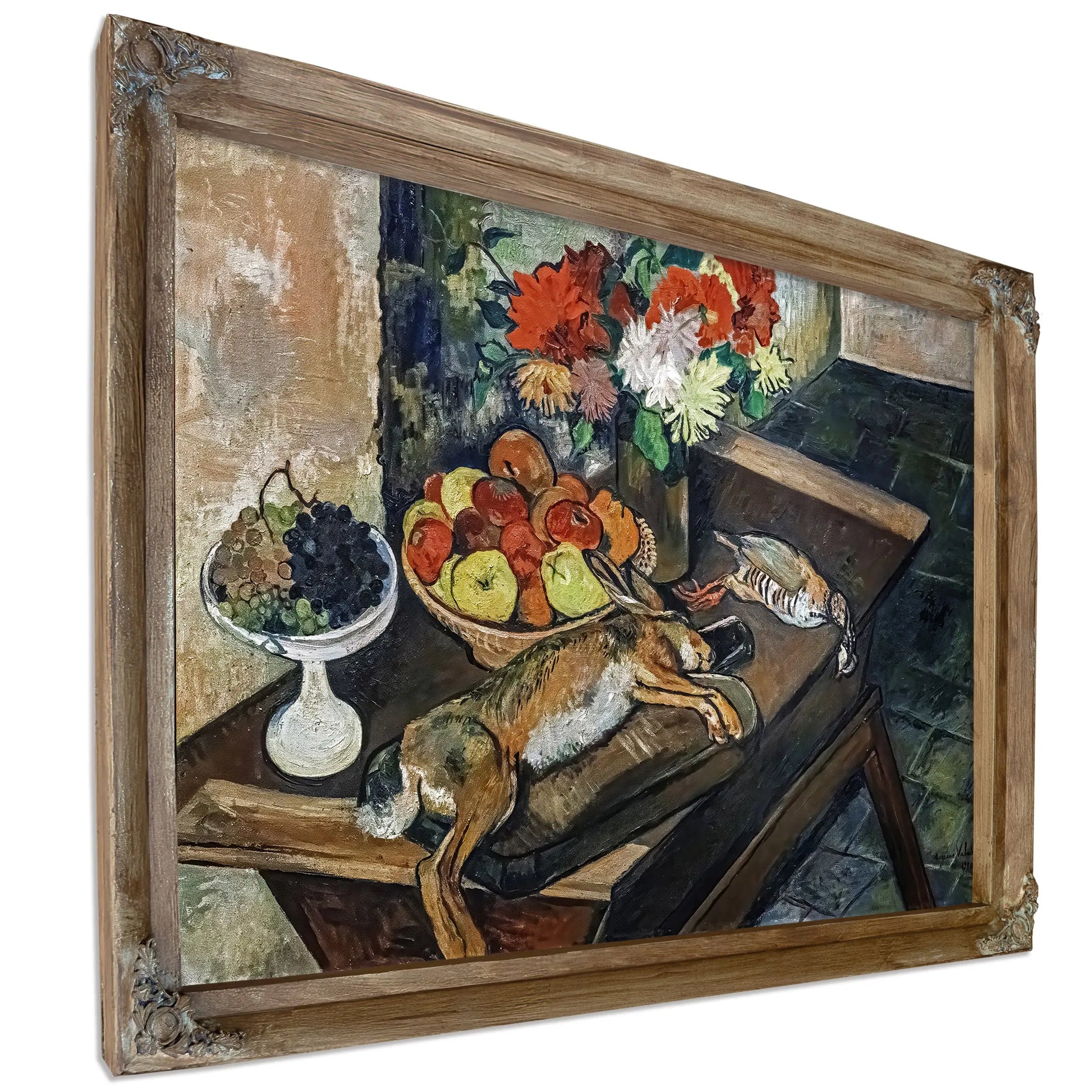 Nature Morte Au Lievre Et A La Perdrix 1930 by Suzanne Valadon