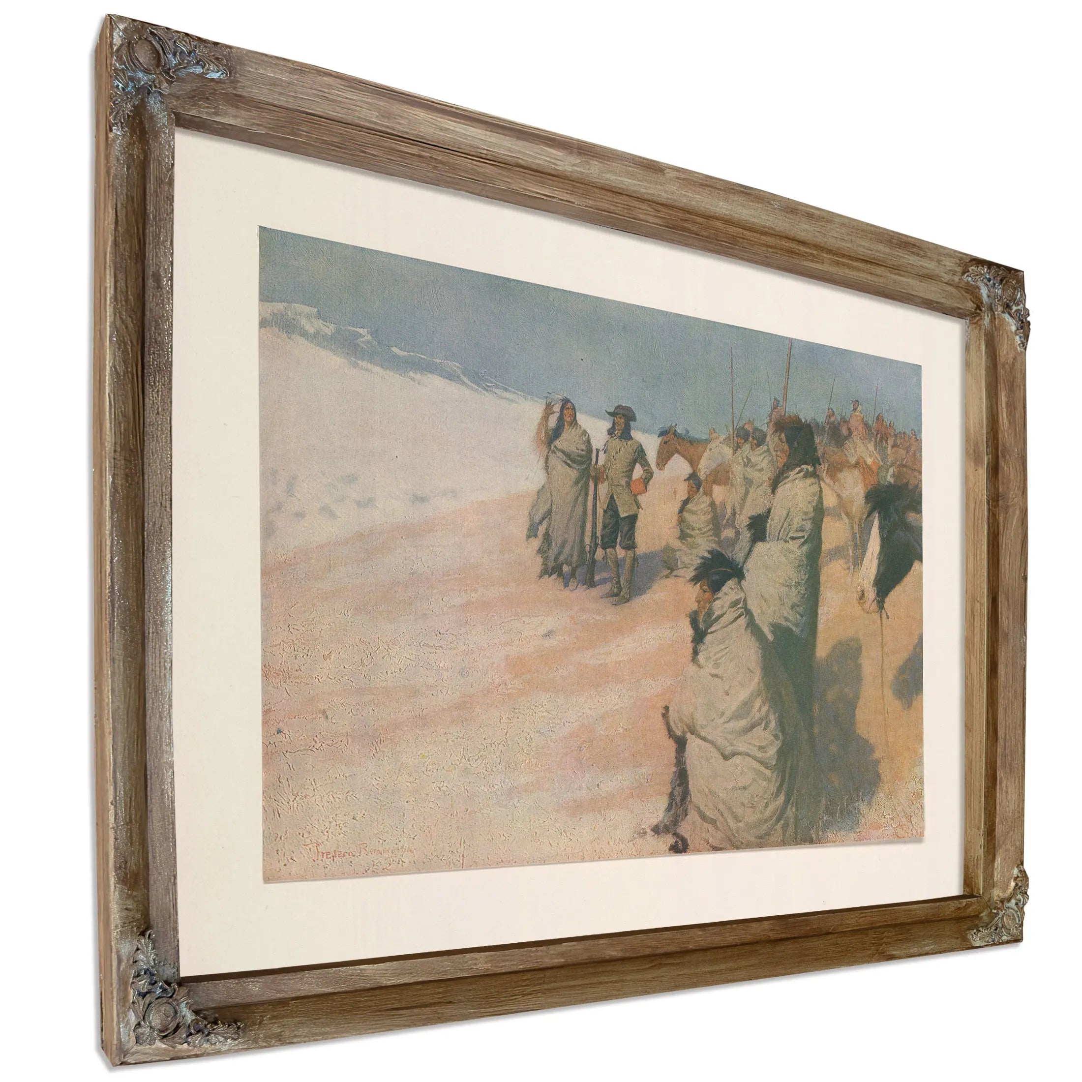 The Great Explorers Iv La Verendrye by Frederic Remington