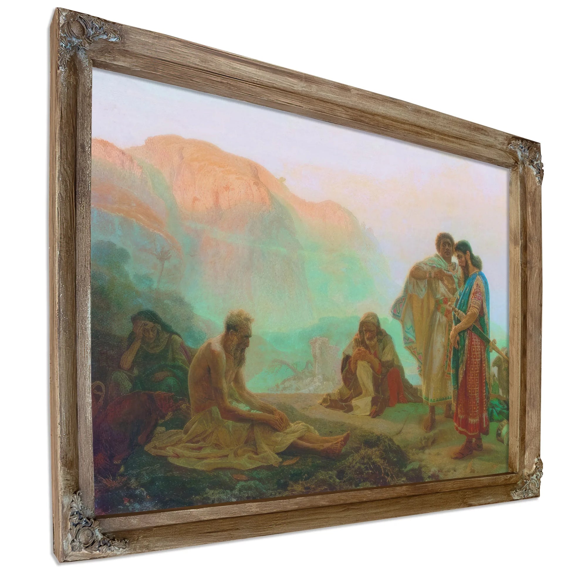 Job And His Friends 1869 By Ilya Repin Fine Art Print