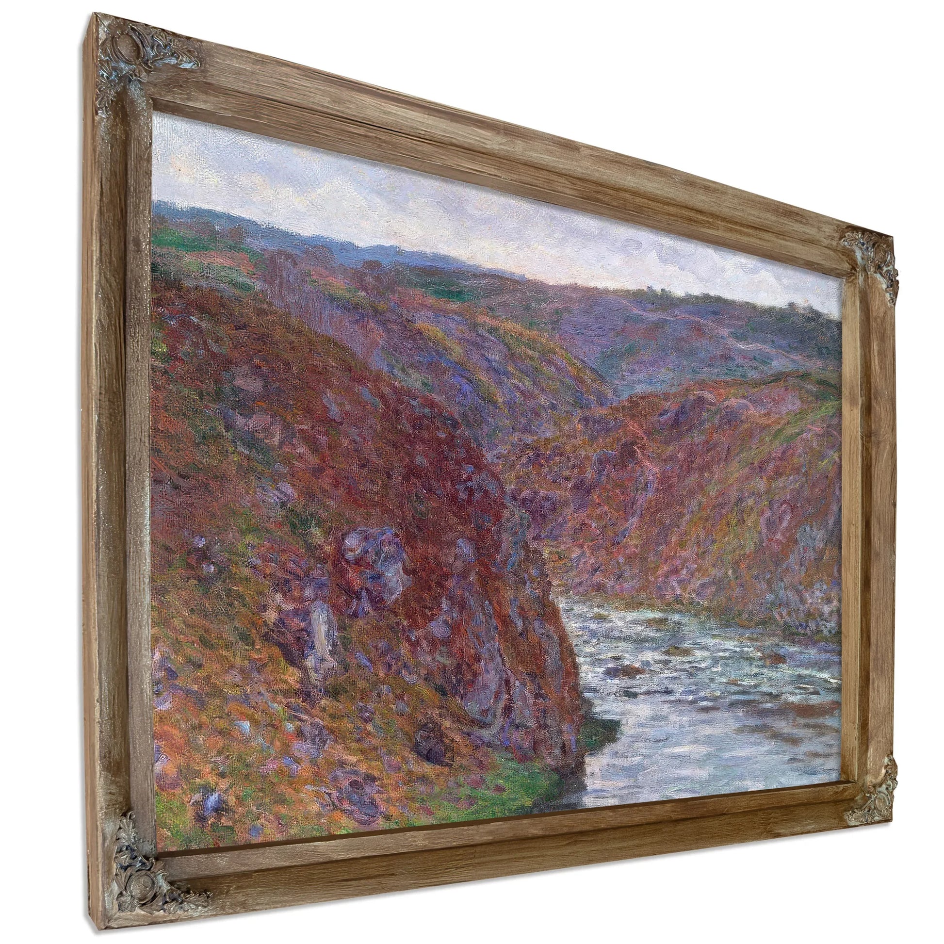 Valley Of The Creuse (Gray Day) By Claude Monet Fine Art Print