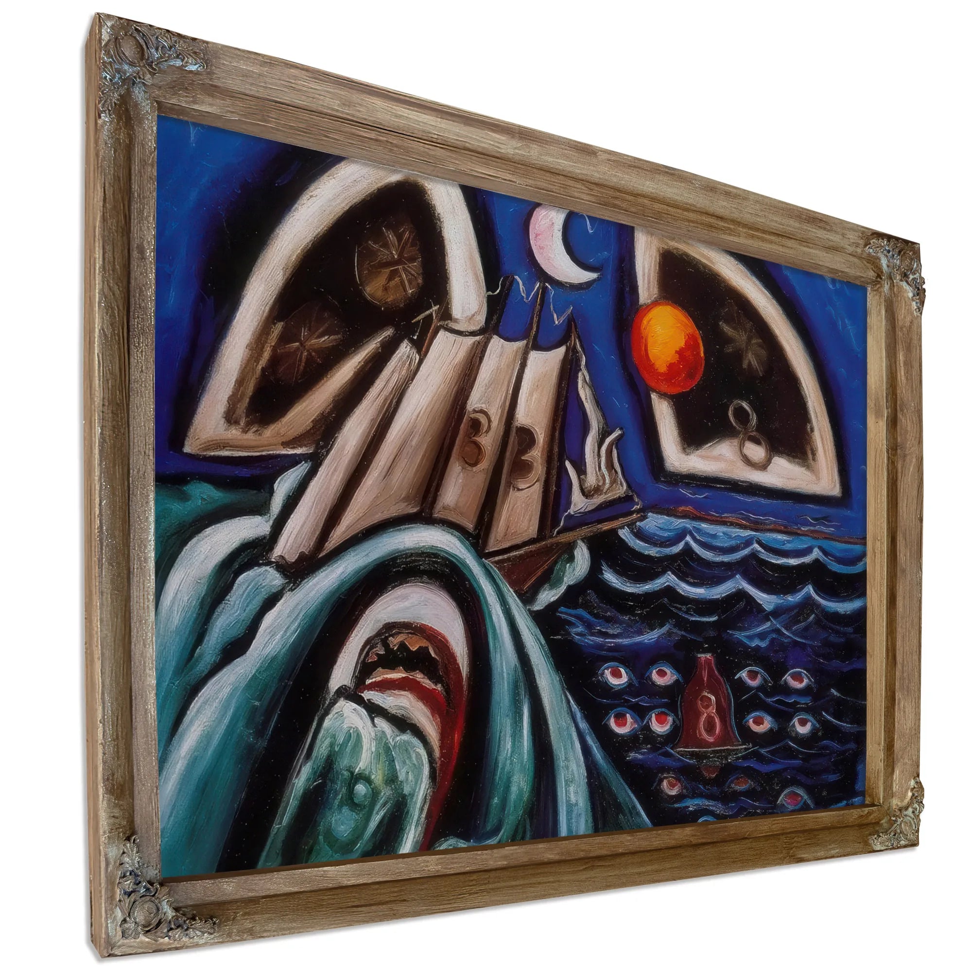 Eight Bells Folly Memorial For Hart Crane By Marsden Hartley Fine Art Print