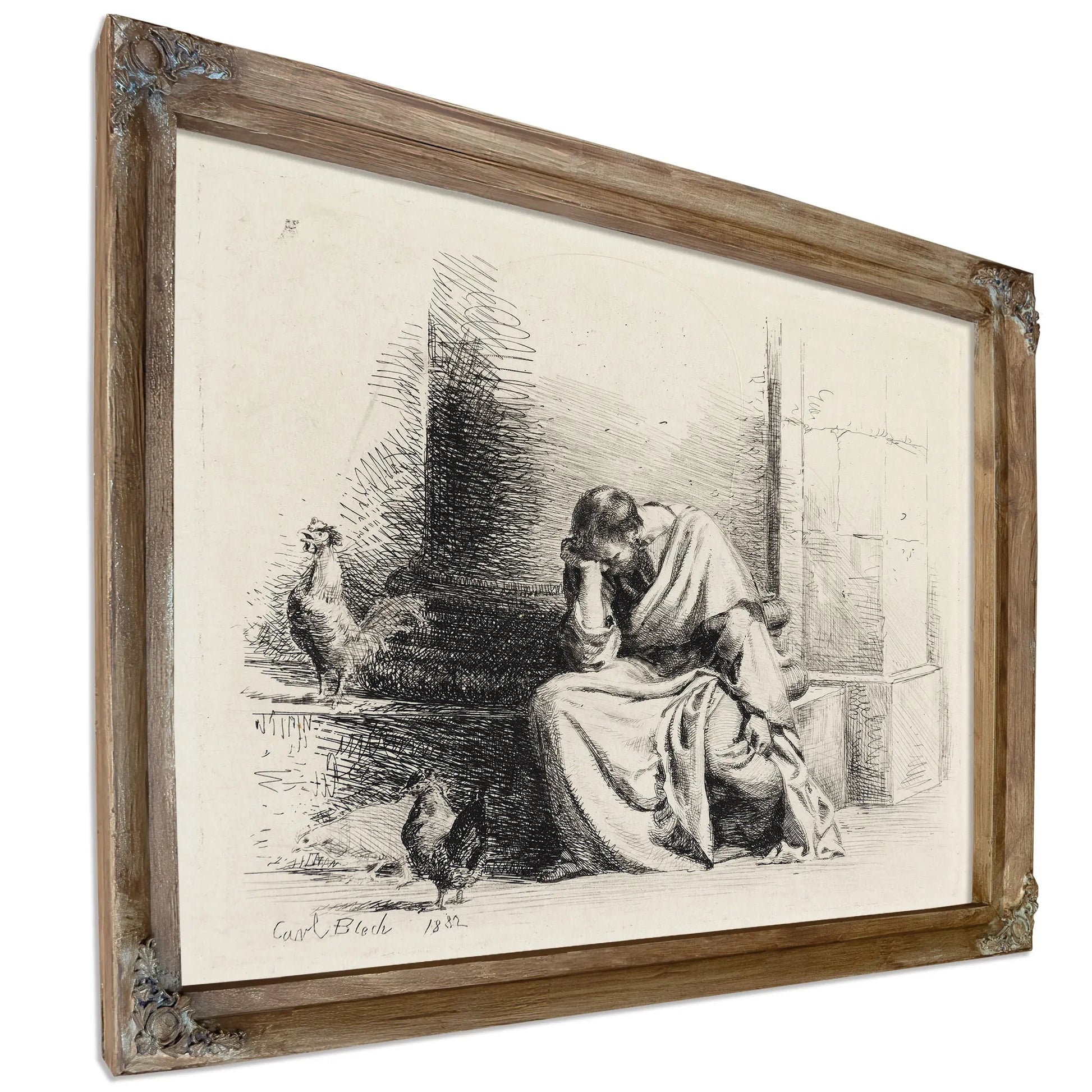 Den Angrende Peter by Carl Bloch