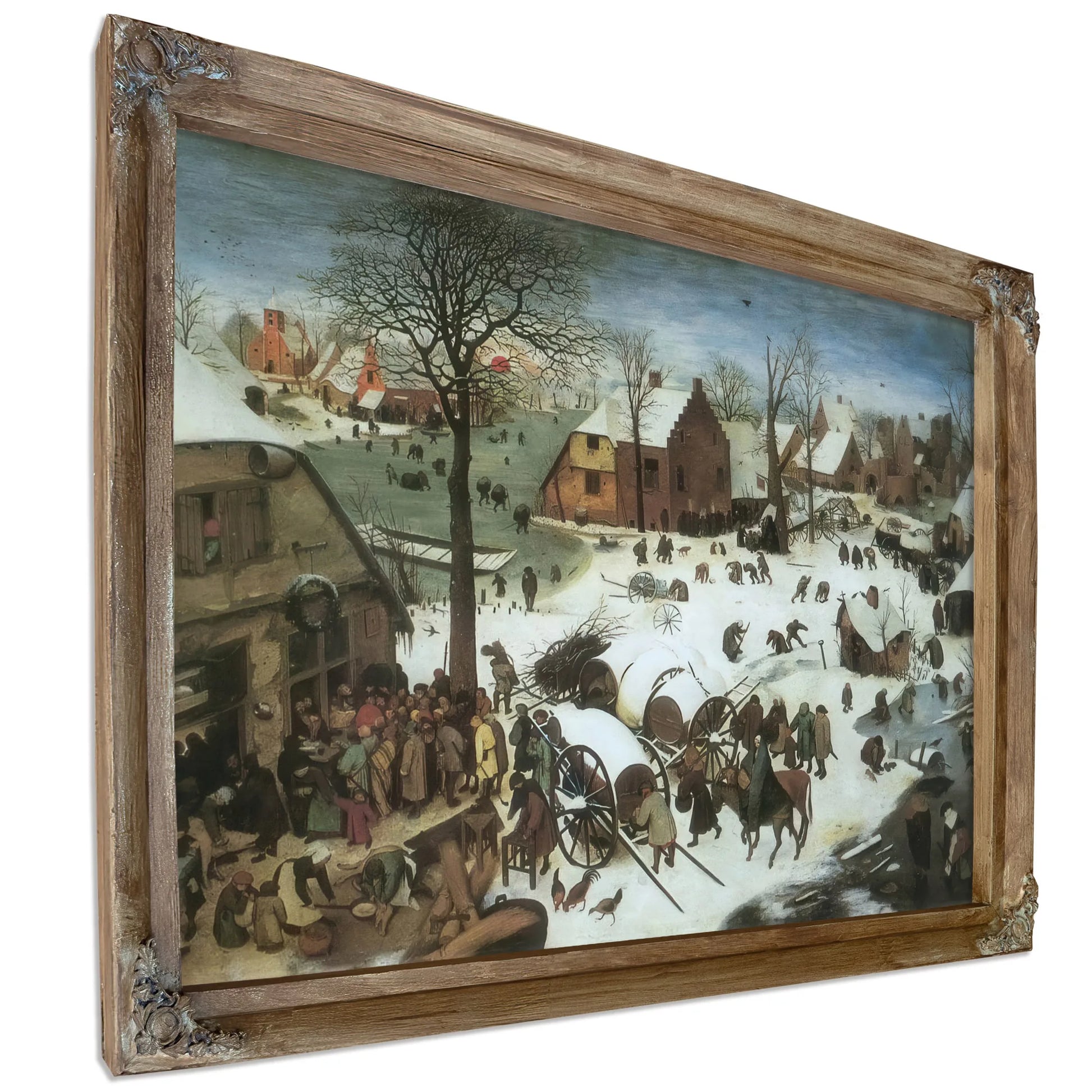The Census At Bethlehem 1566 By Pieter Bruegel Fine Art Print
