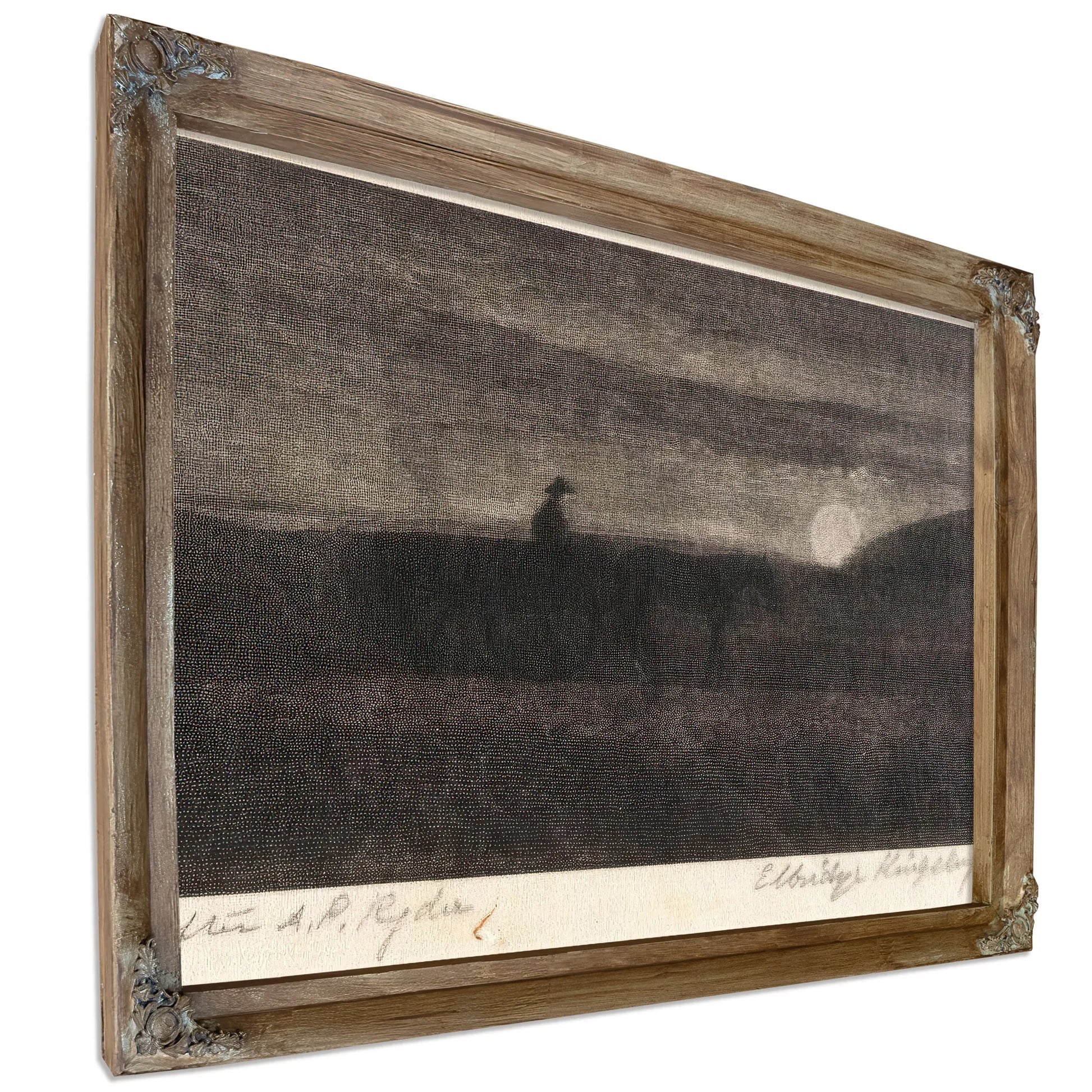 Plodding Homeward By Albert Pinkhamryder Fine Art Print