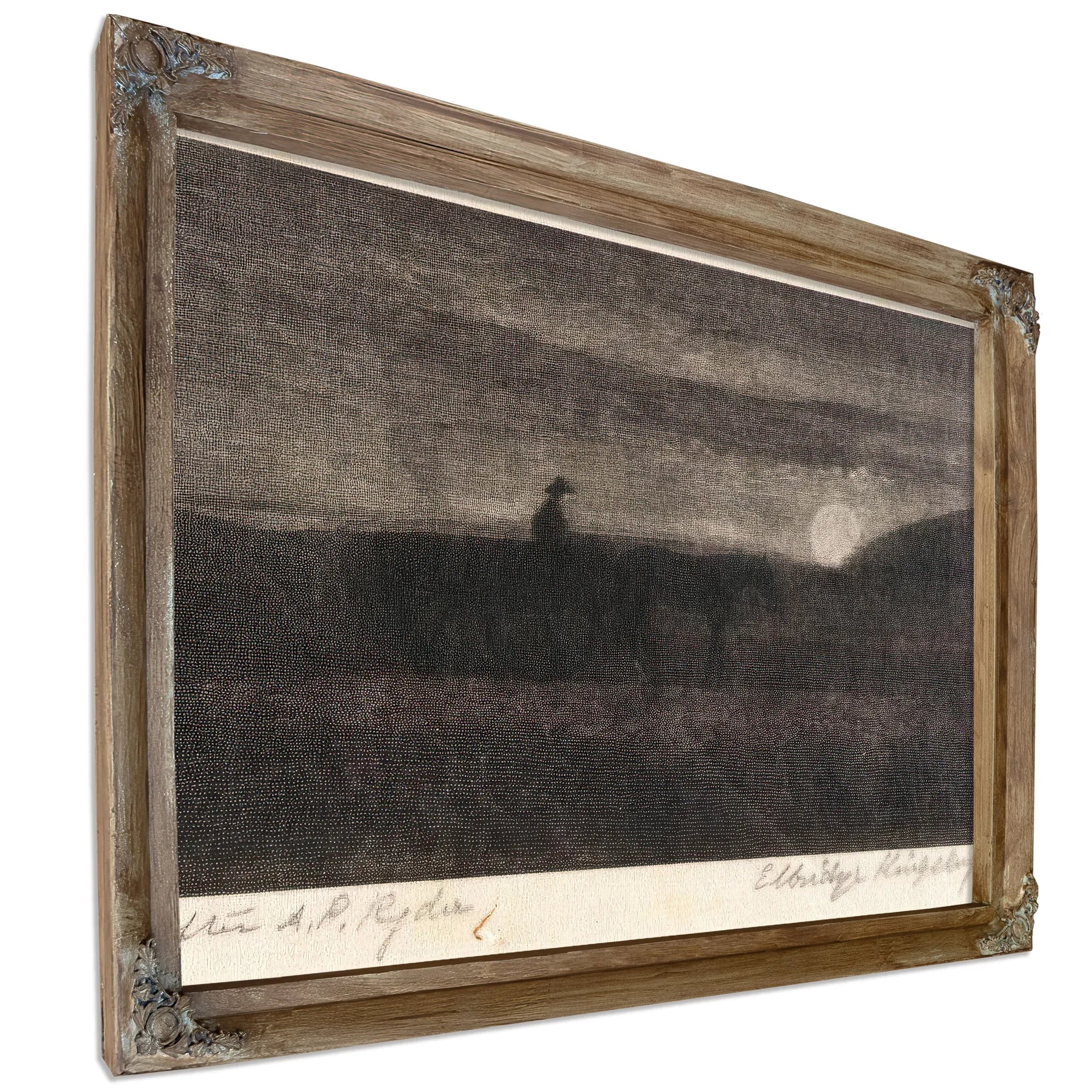 Plodding Homeward By Albert Pinkhamryder Fine Art Print