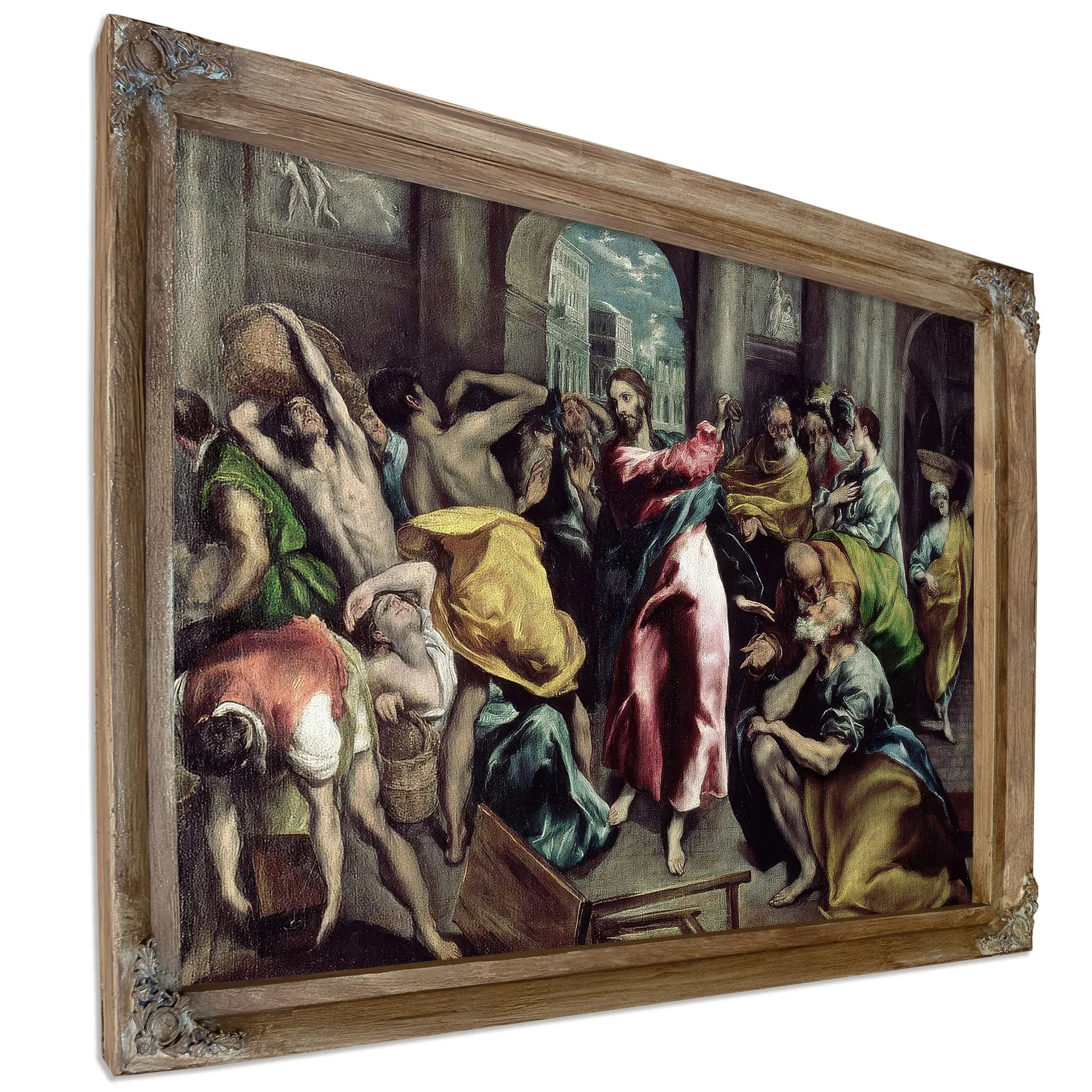Christ Driving The Traders From The Temple By El Greco Fine Art Print