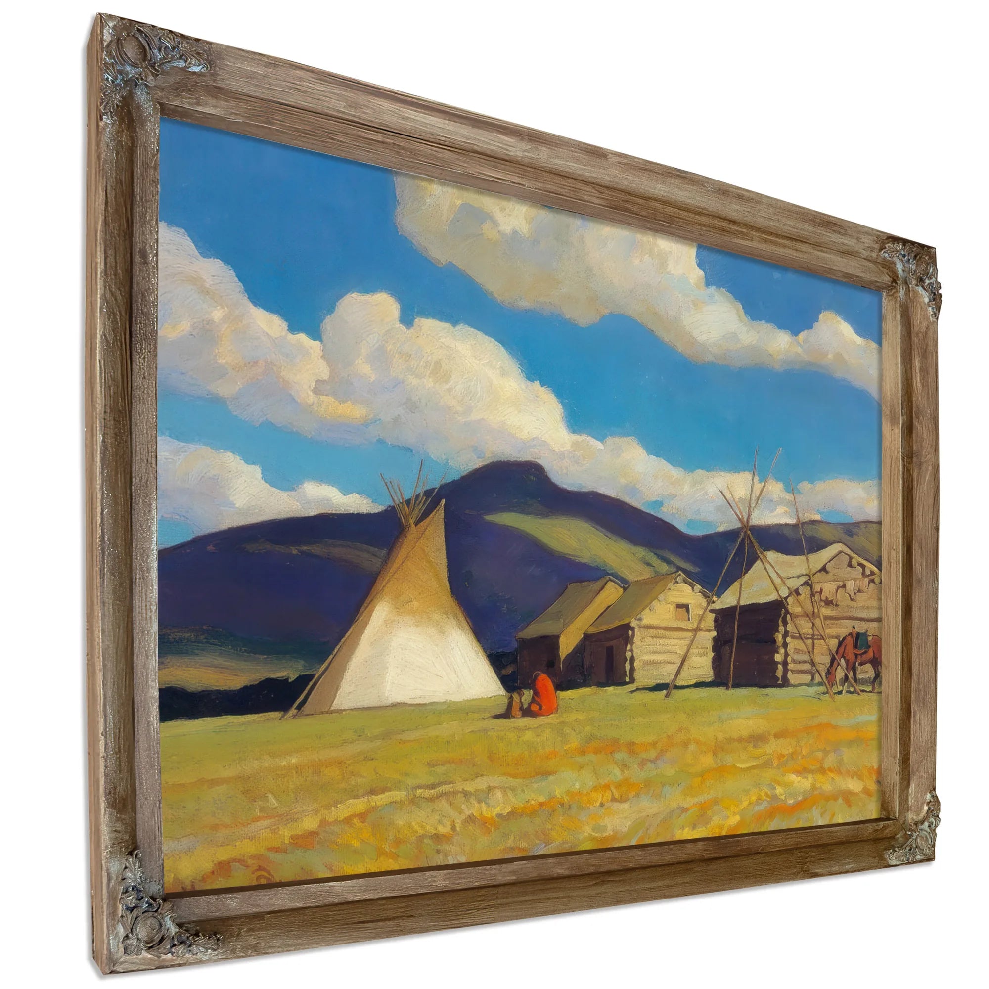 Home Of The Halfbreed By Maynard Dixon Fine Art Print