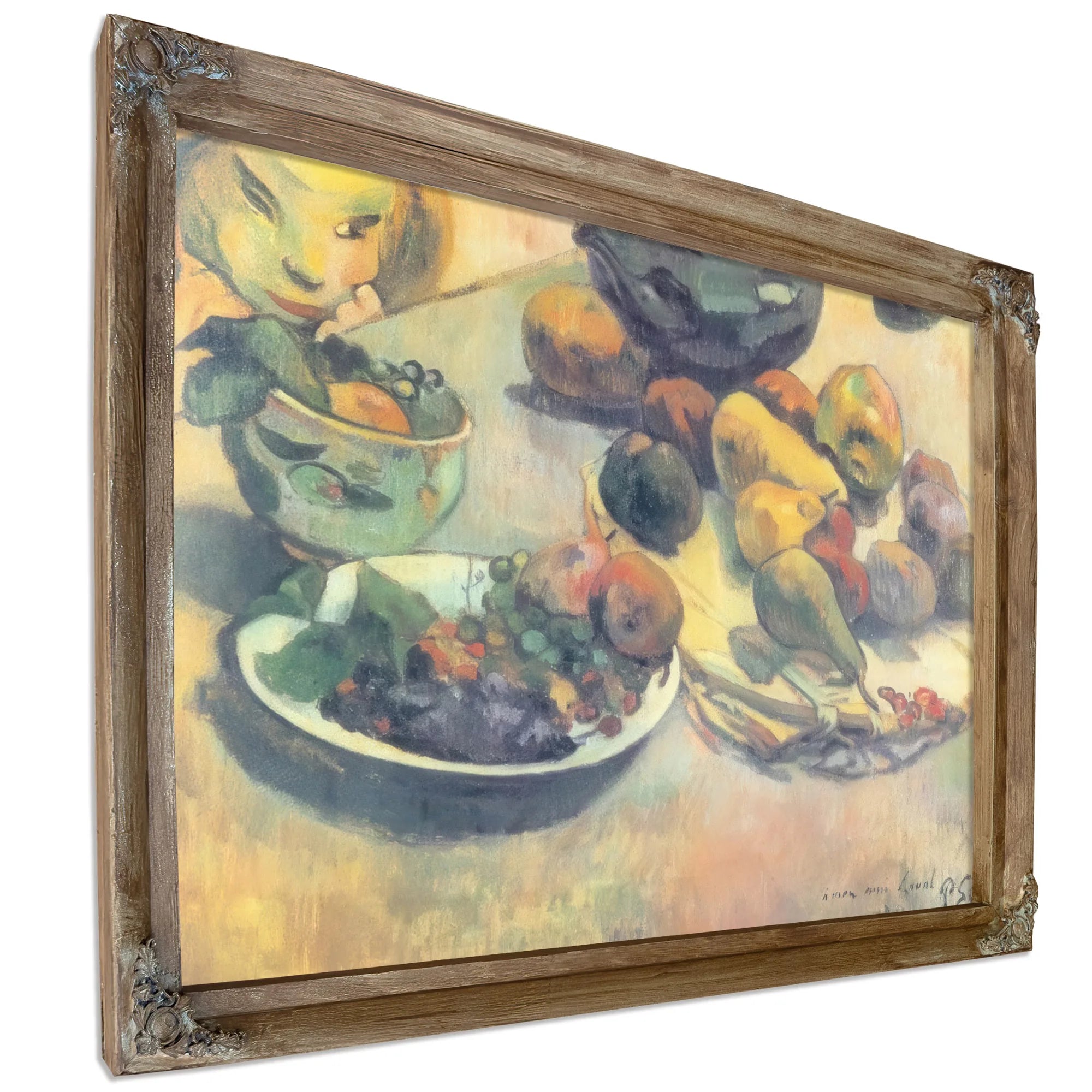 Still Life With Fruits By Paul Gauguin Fine Art Print