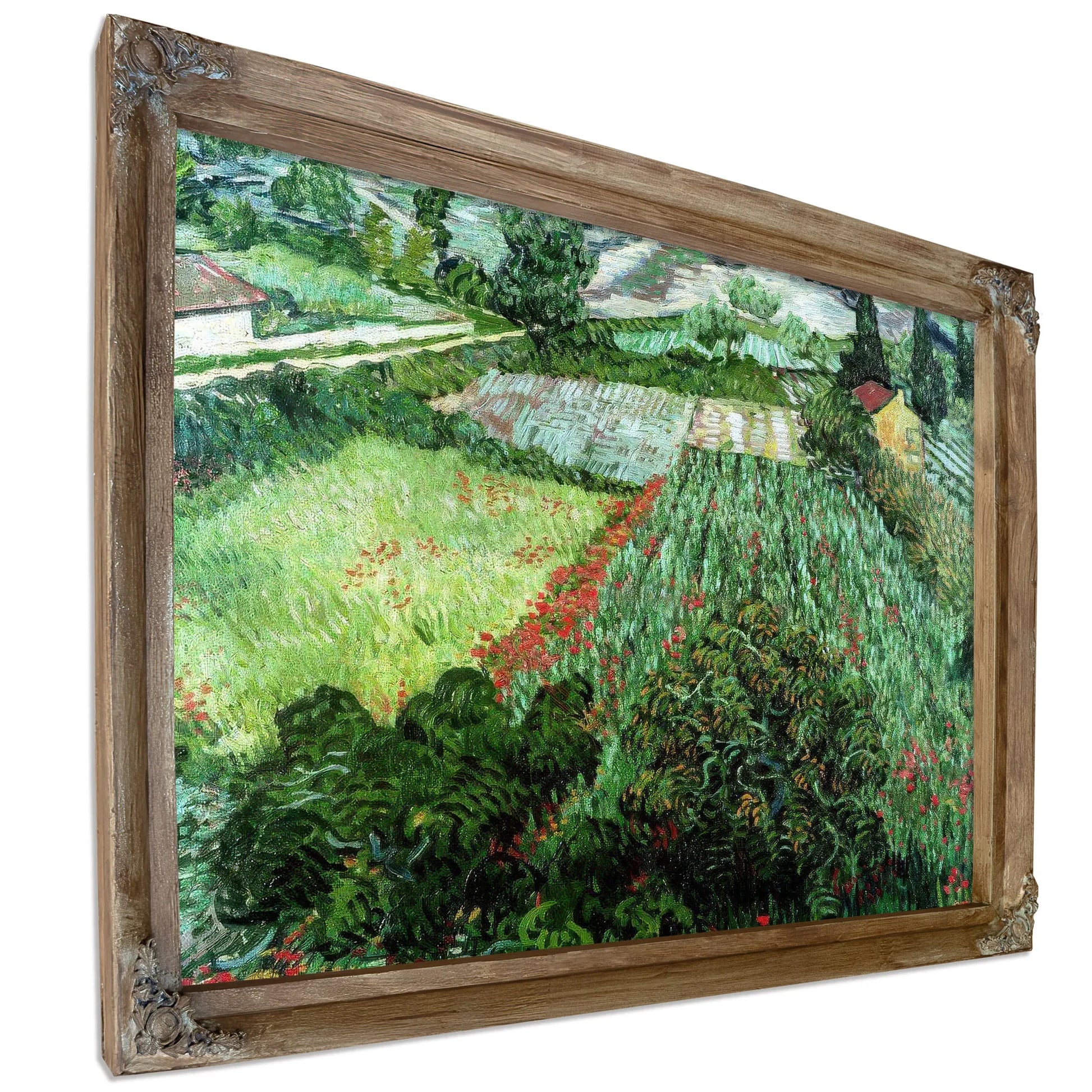 Field With Poppies By Vincent Van Gogh Fine Art Print