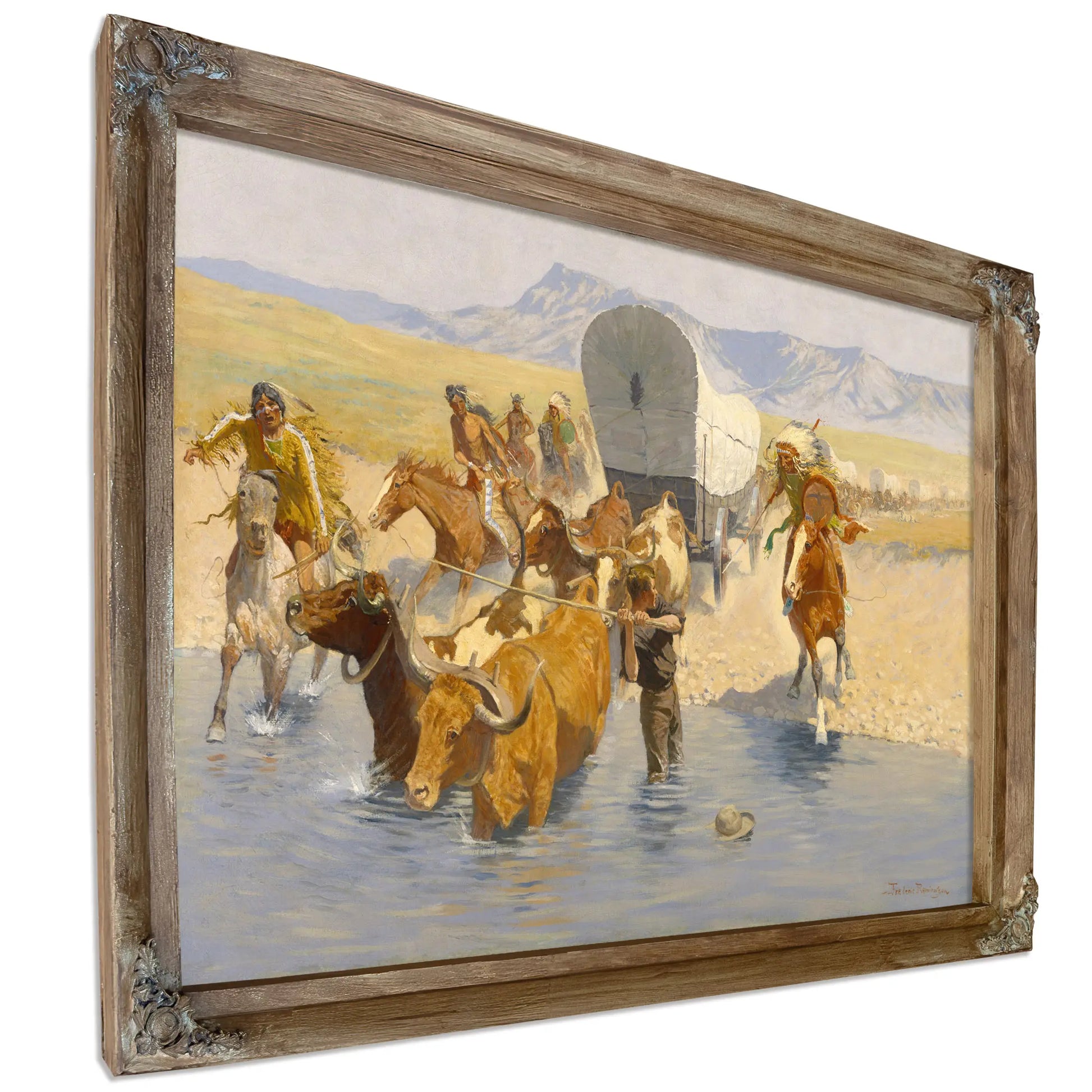 The Emigrants A by Frederic Remington