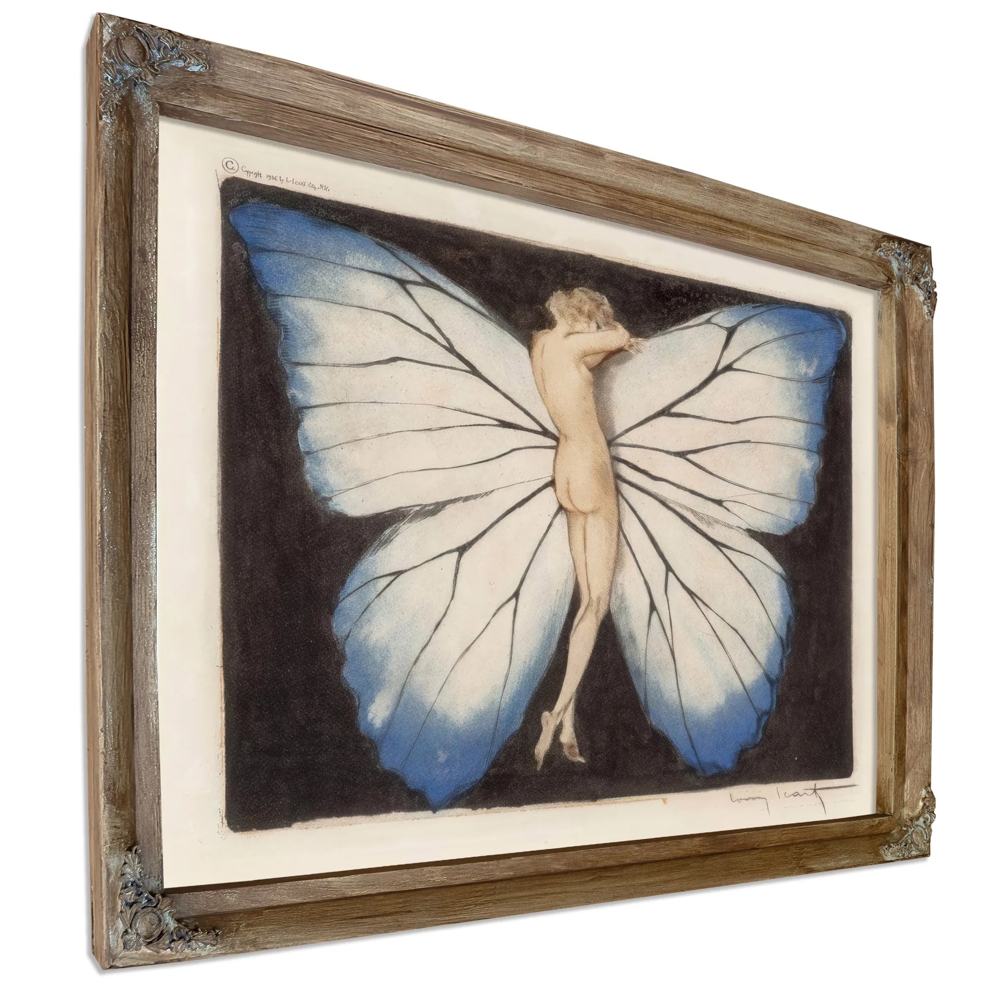 Woman In Wings 1936 By Louis Icart Fine Art Print