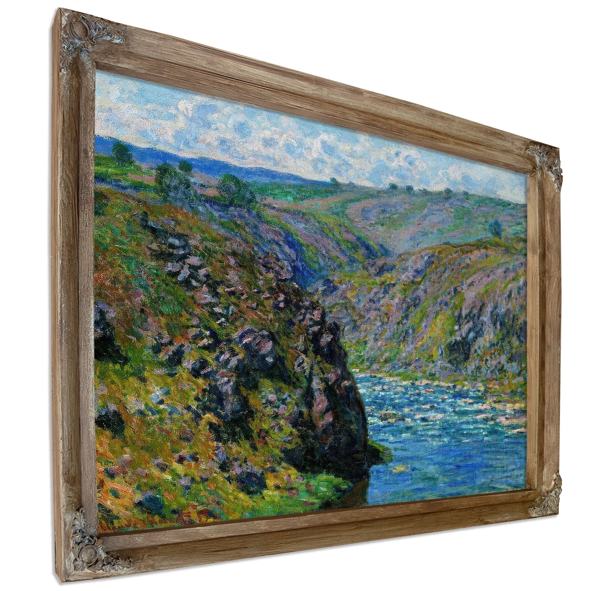 Valley Of The Creuse (Sunlight Effect) By Claude Monet Fine Art Print