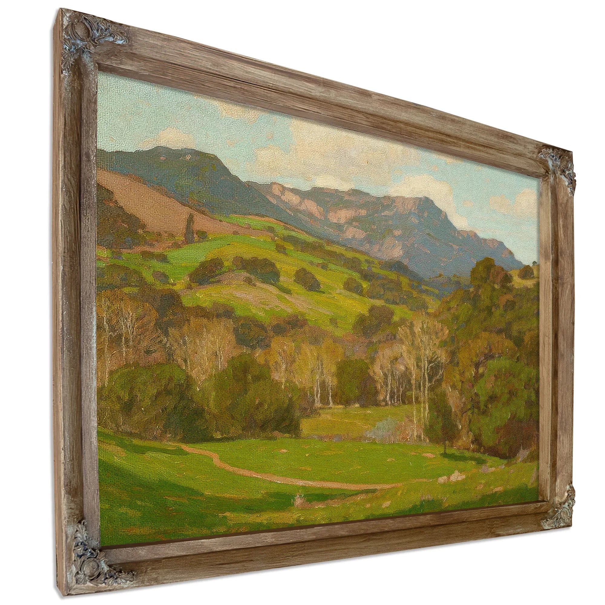 Verdant Hills On A Clear Day By William Wendt Fine Art Print
