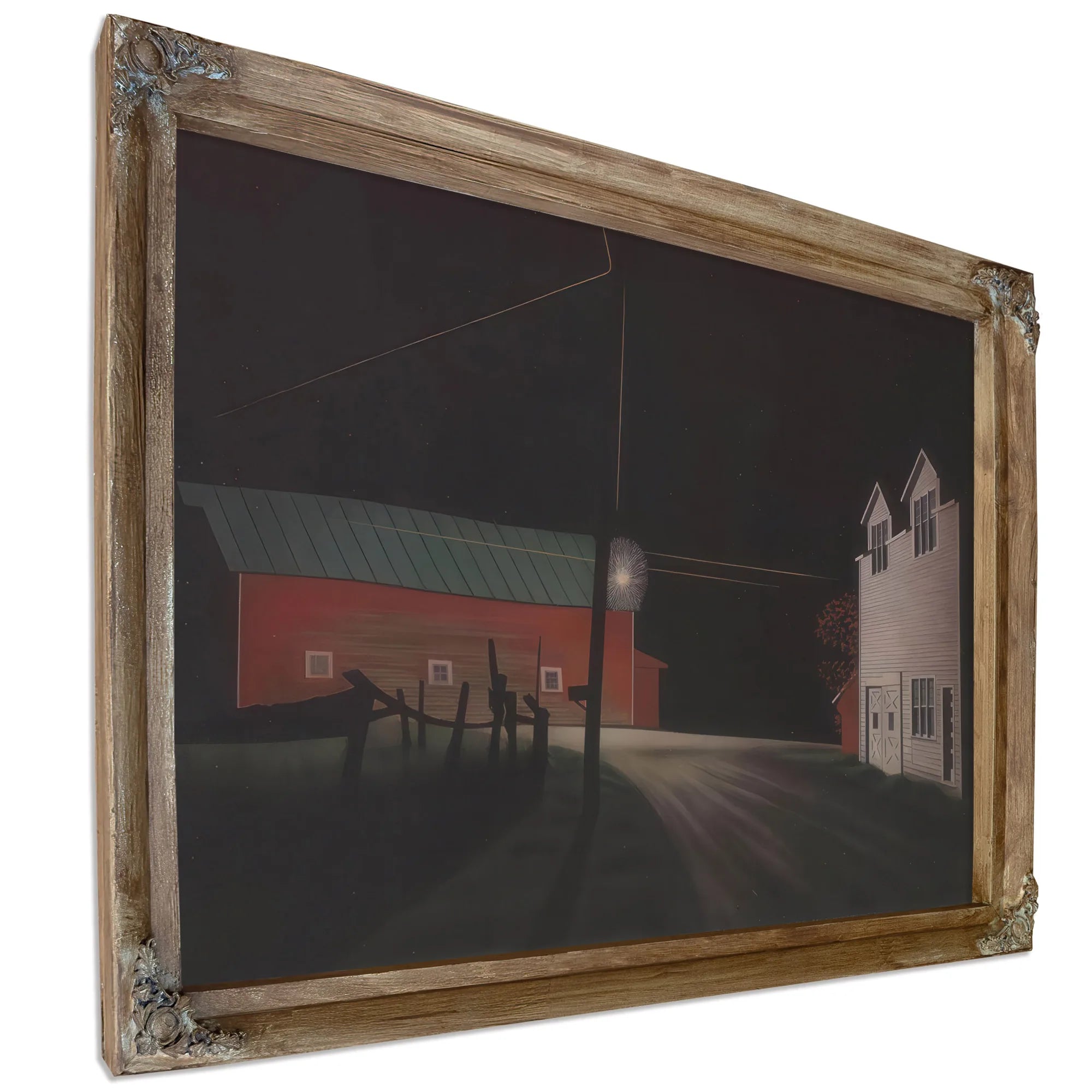 Bright Light At Russells Corners By George Ault Fine Art Print