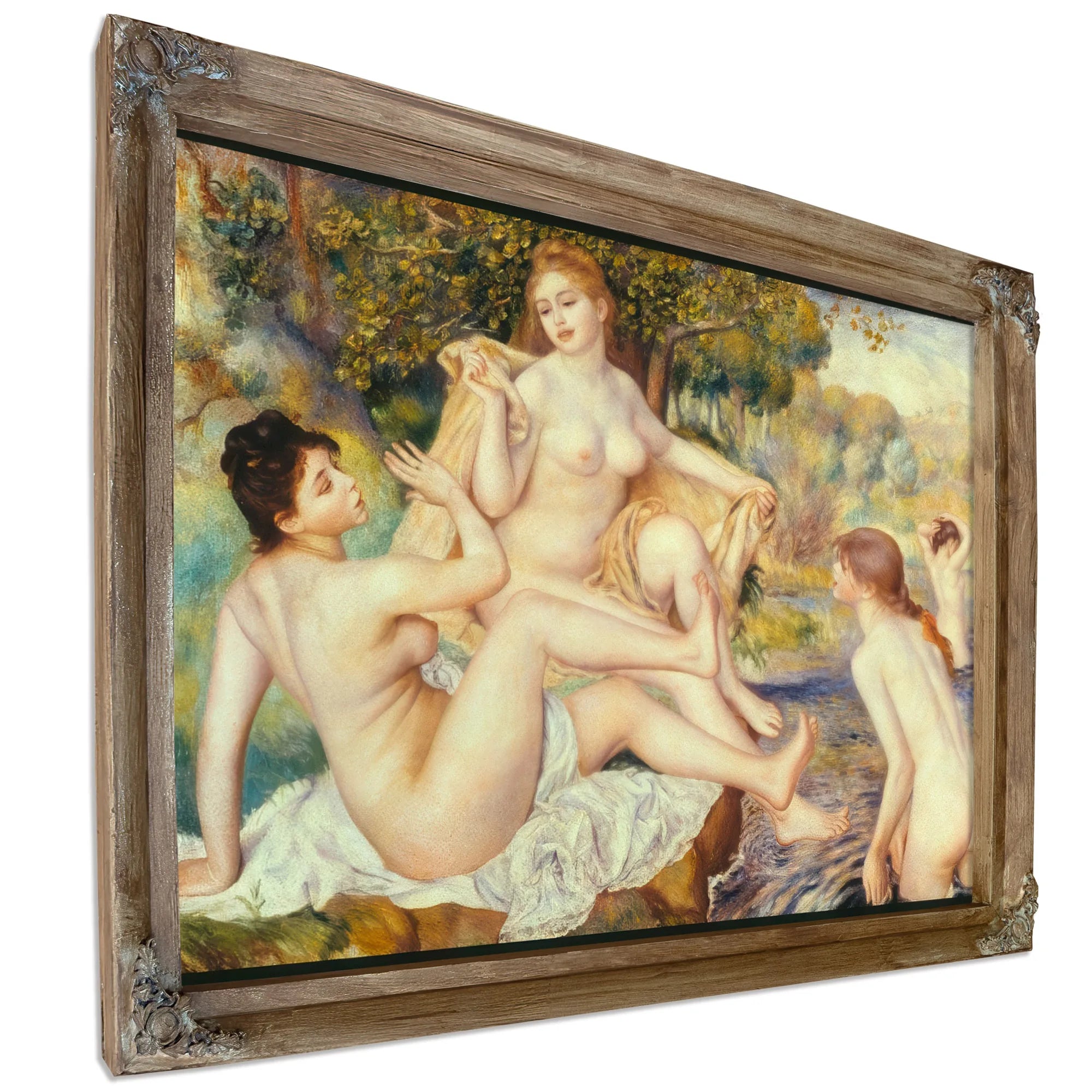 The Large Bathers By Pierre August Renoir Fine Art Print