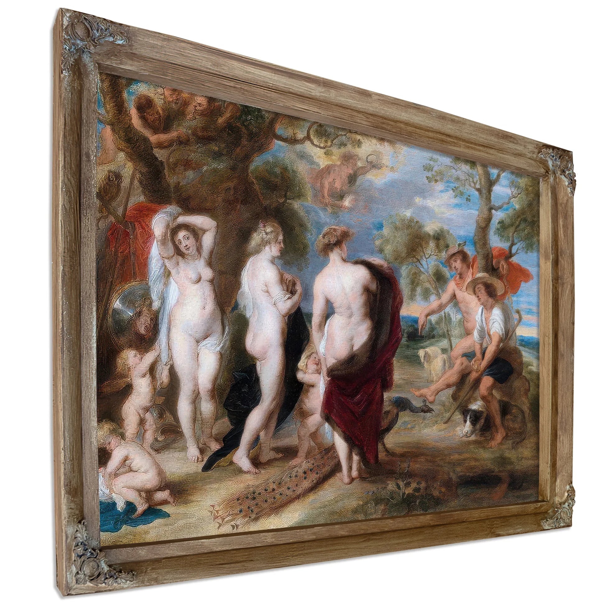 The Judgement Of Paris By Peter Paul Rubens Fine Art Print