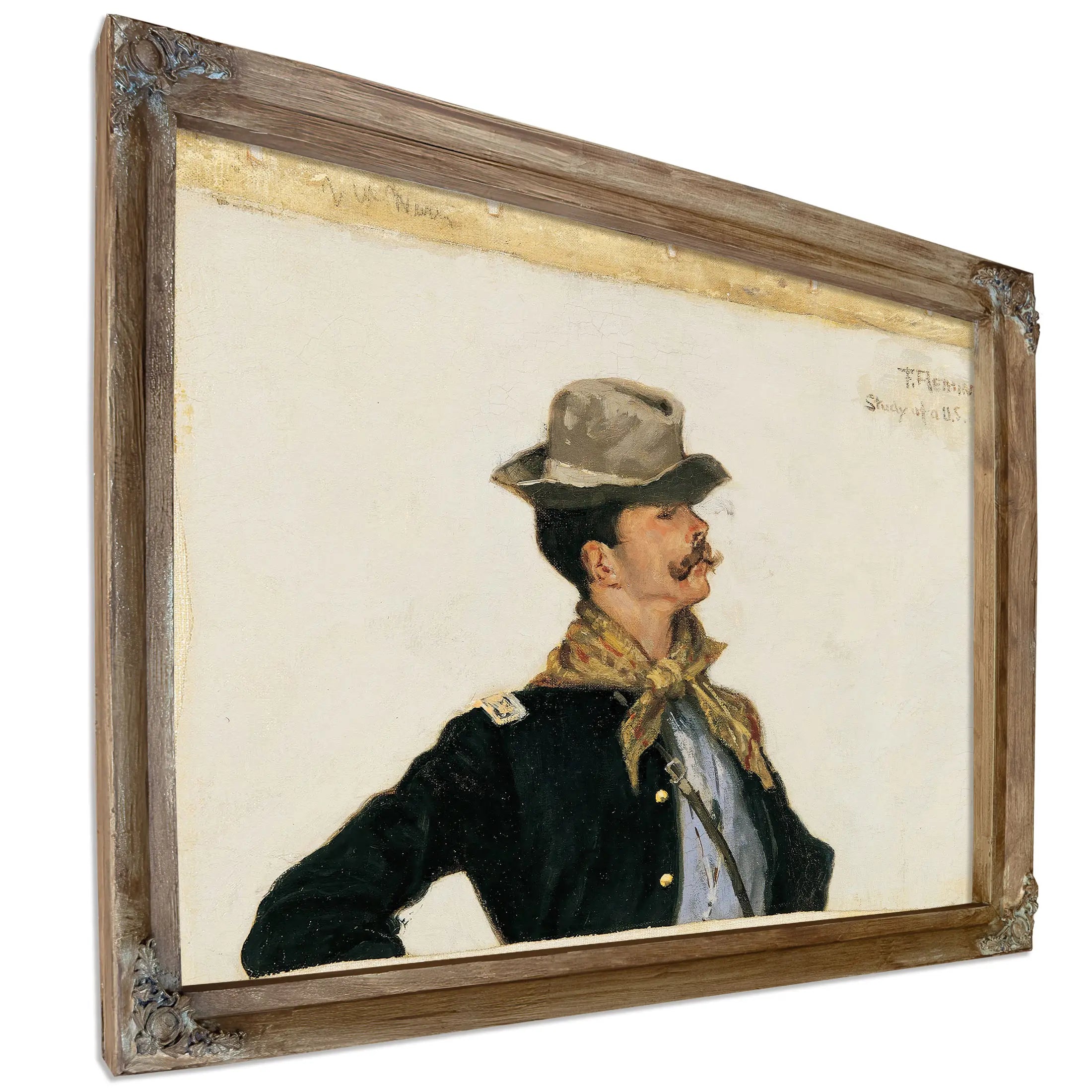 Lieutenant Powhatan H Clarke Tenth Cavalry by Frederic Remington