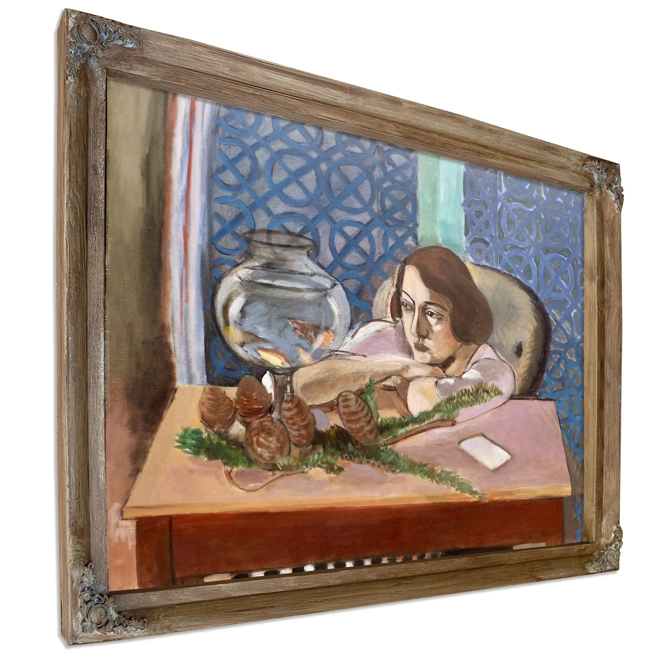 Woman Before An Aquarium 2 by Henri Matisse