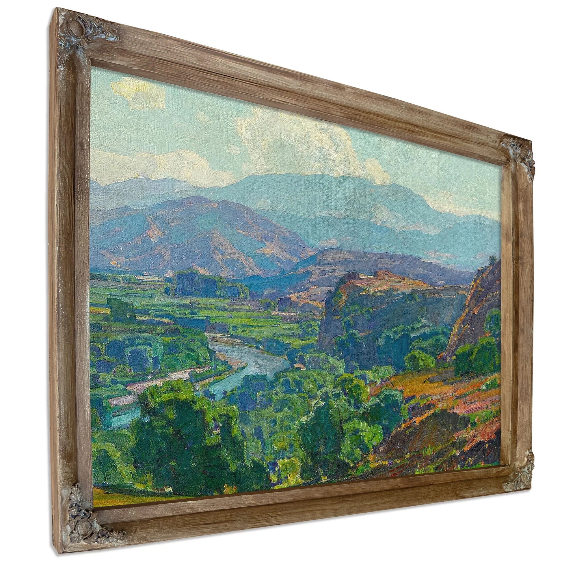 Misty Morning Santa Ana Canyon By William Wendt Fine Art Print