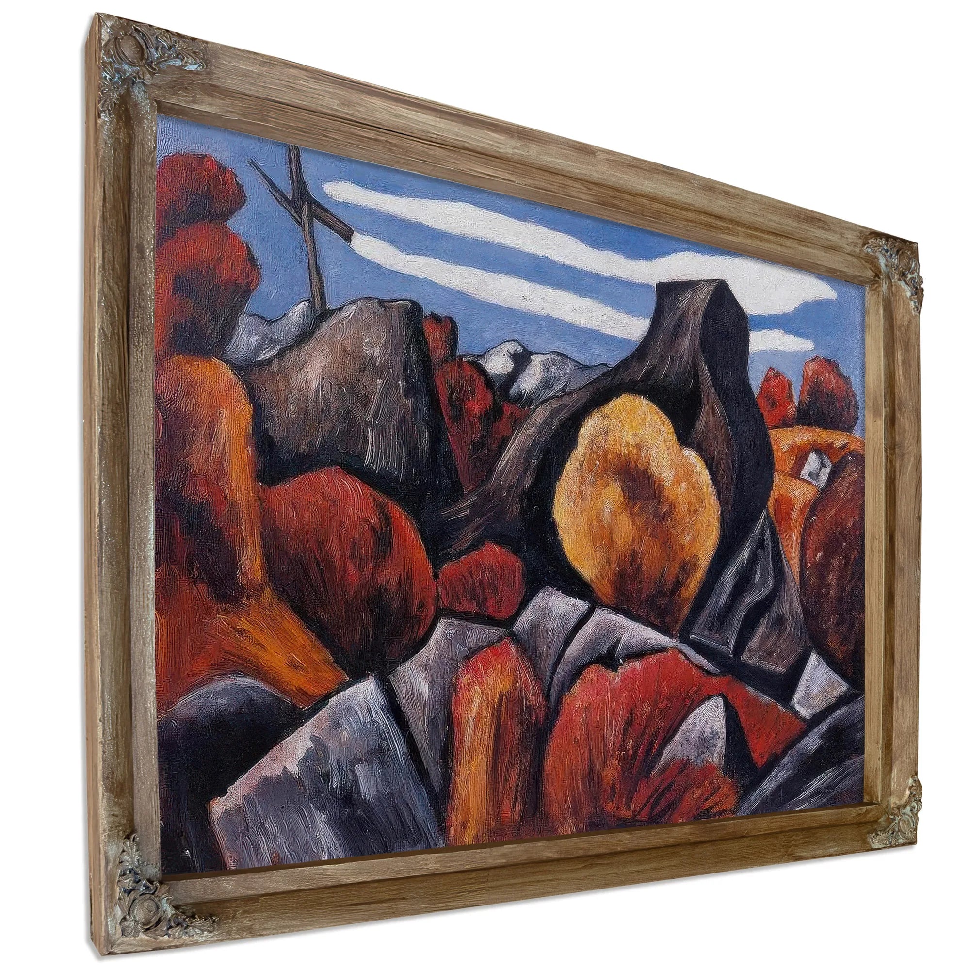 Mountains In Stone Dogtown By Marsden Hartley Fine Art Print