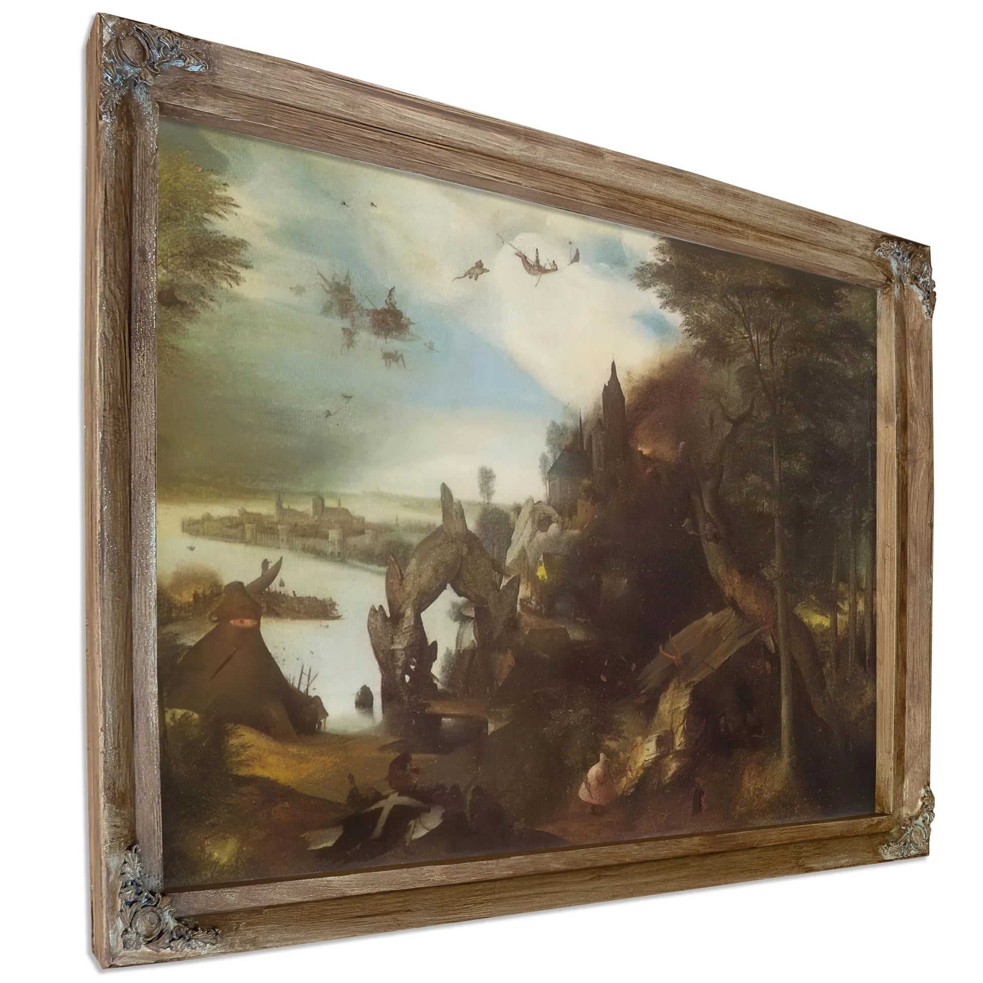 The Temptation Of St By Pieter Bruegel Fine Art Print