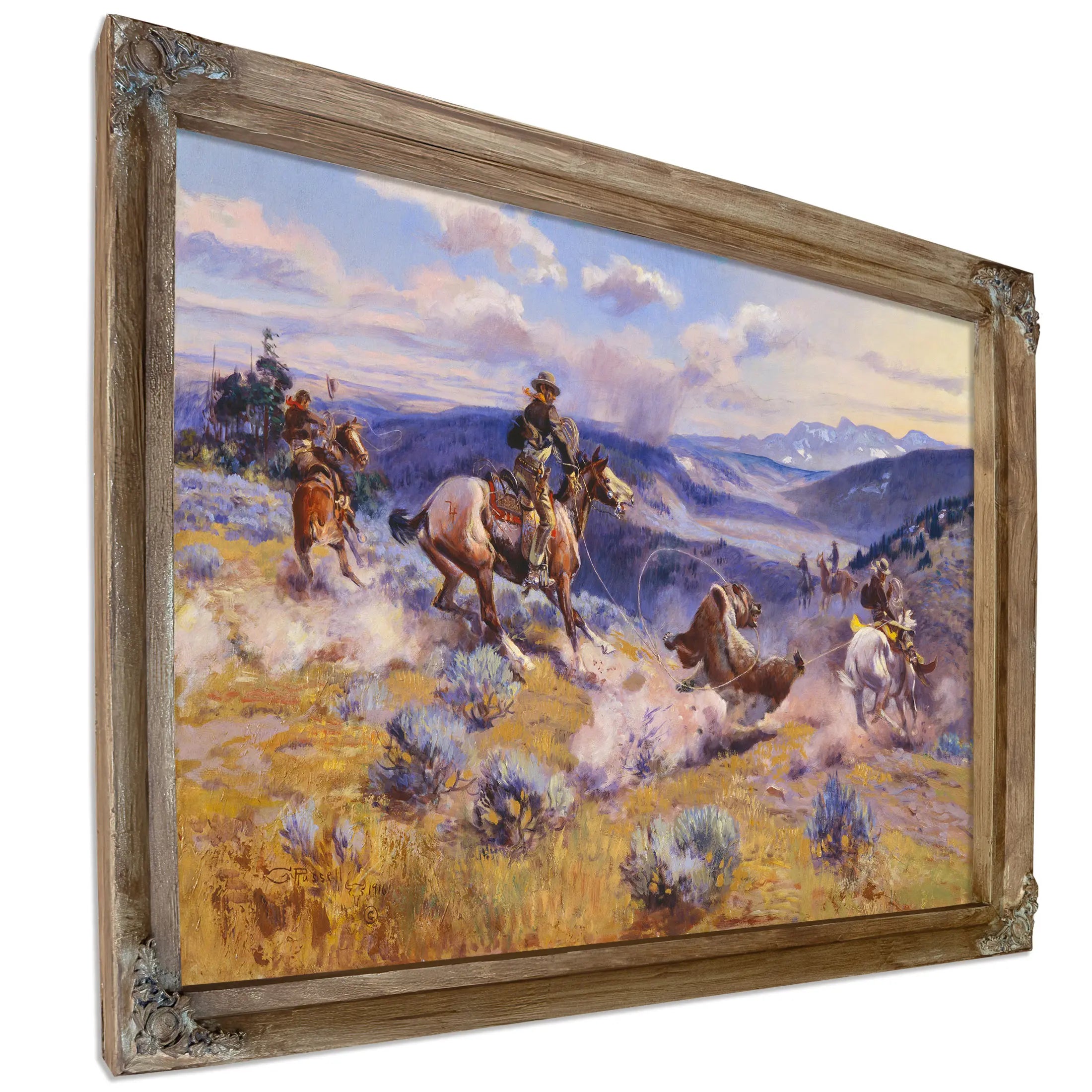 Loops And Swift Horses Are Surer Than Lead by Charles Marion Russell