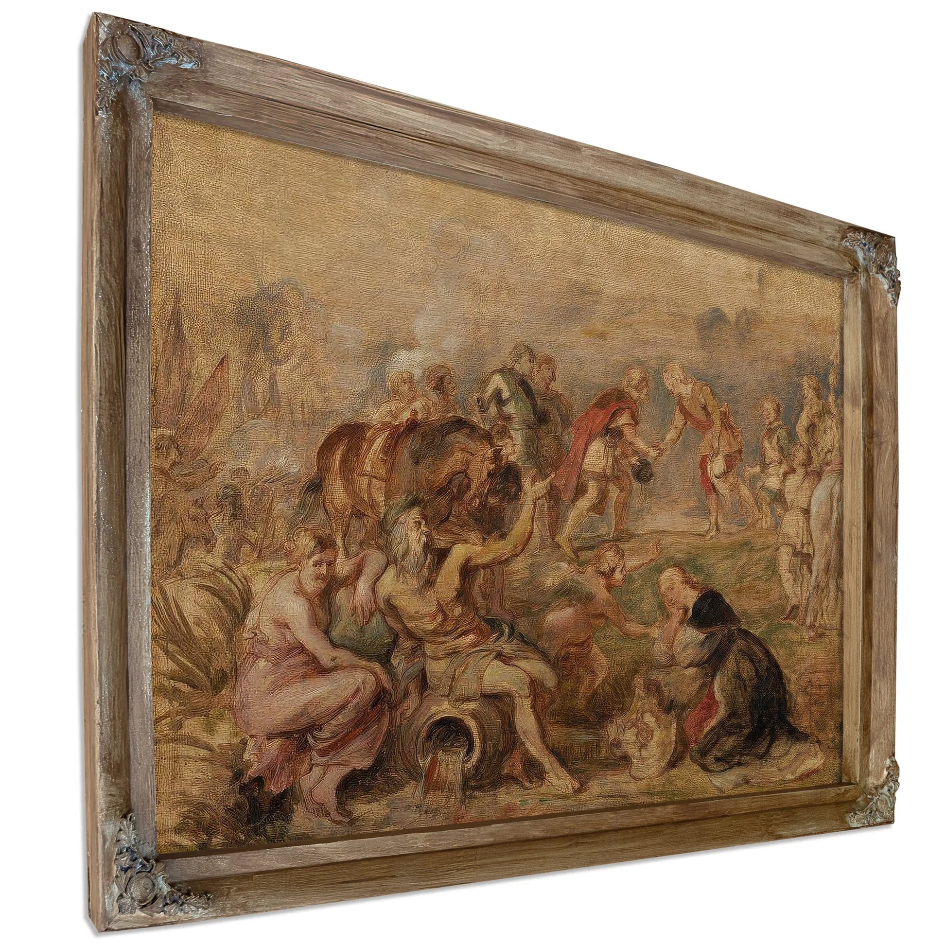 Peter Paul Rubens King Ferdinand Meeting Cardinal Infante Ferdinand 1635 By Peter Paul Rubens Fine Art Print