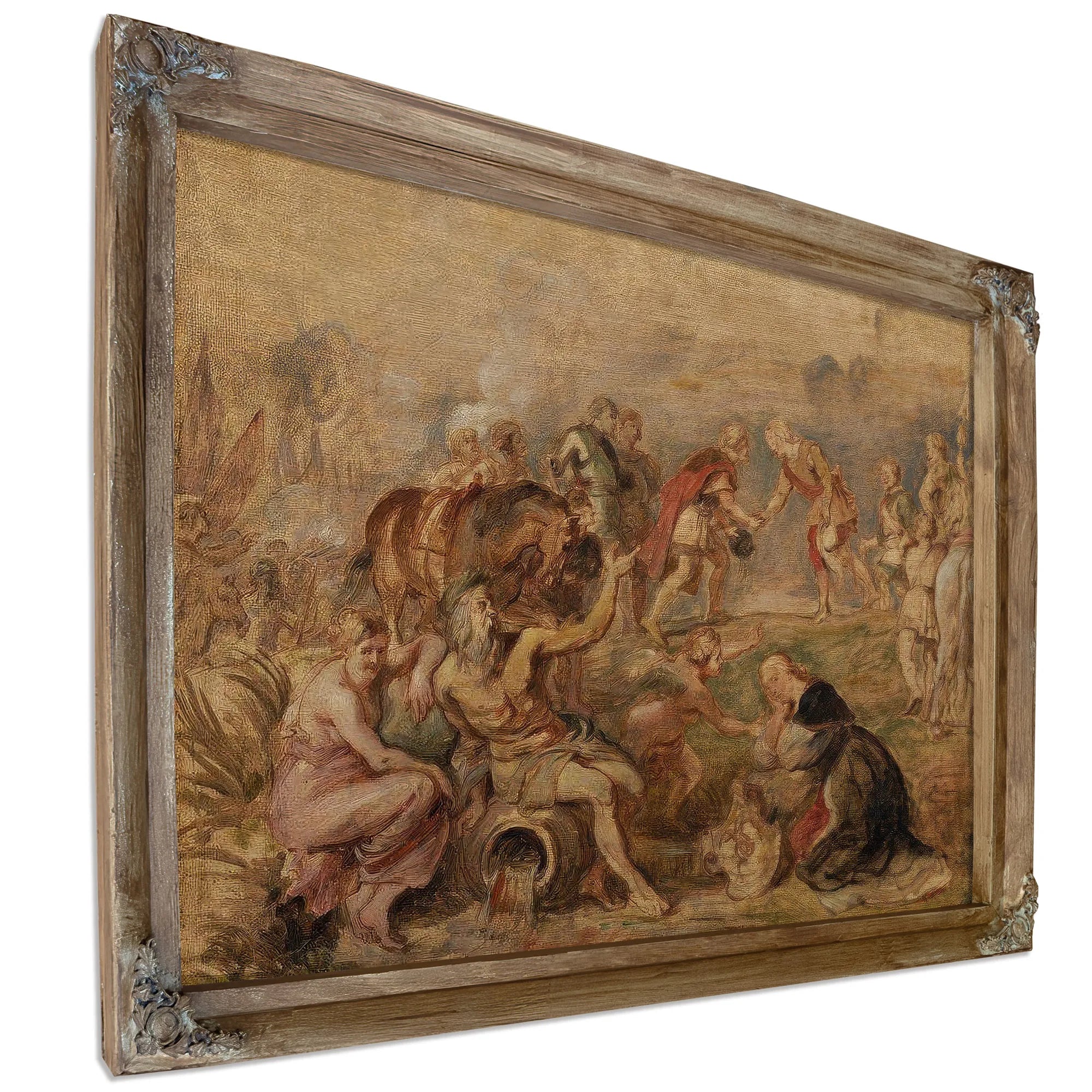 Peter Paul Rubens King Ferdinand Meeting Cardinal Infante Ferdinand 1635 By Peter Paul Rubens Fine Art Print