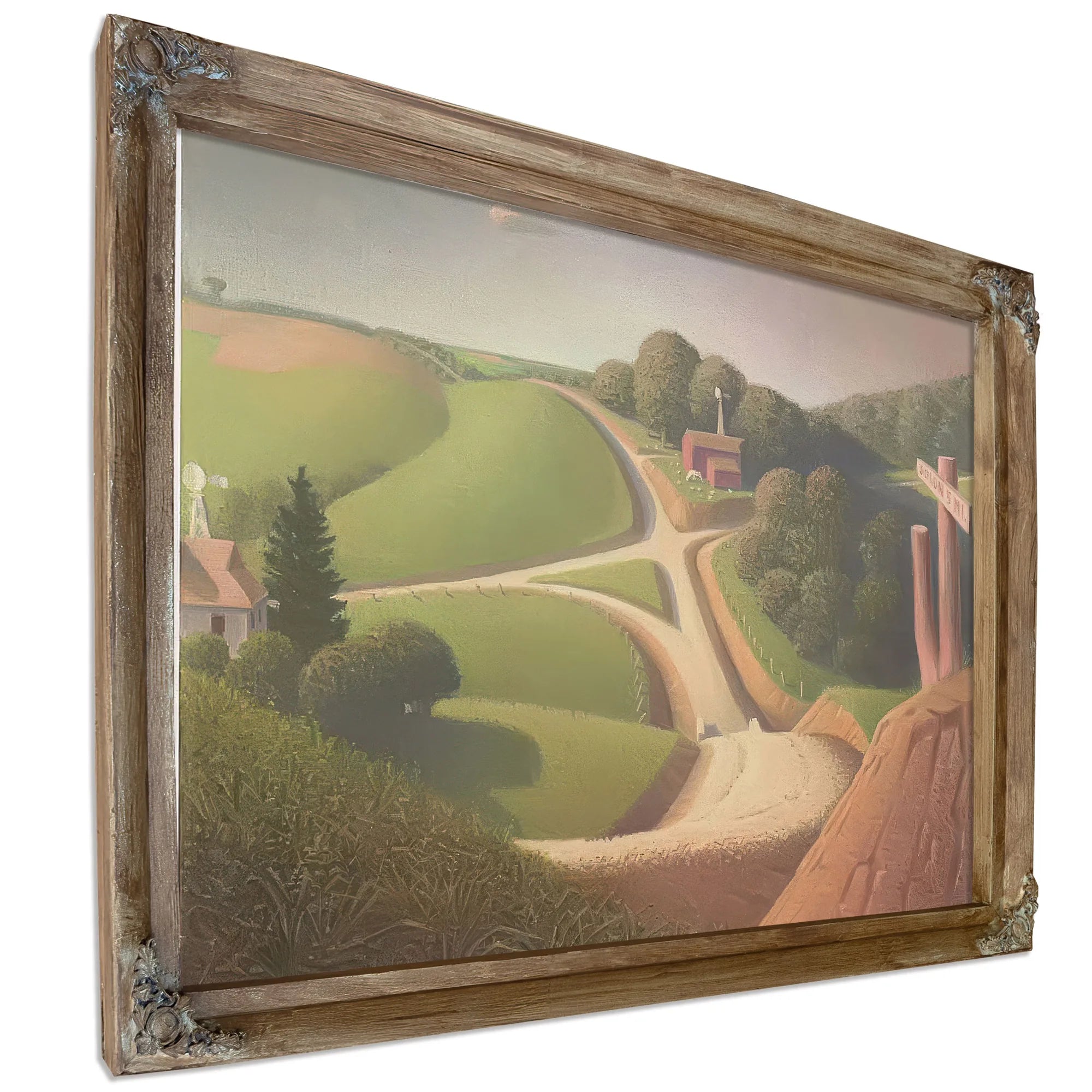 New Road By Grant Wood Fine Art Print