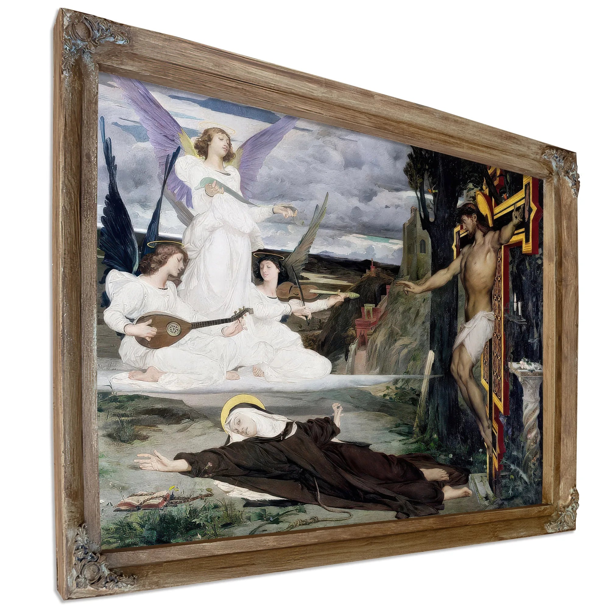 La Vision 1872 By Luc Olivier Merson Fine Art Print