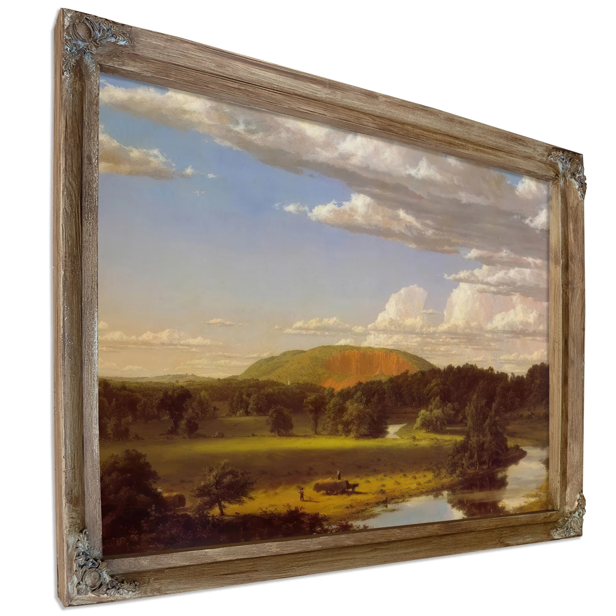 West Rock, New Haven By Frederic Edwin Church Fine Art Print