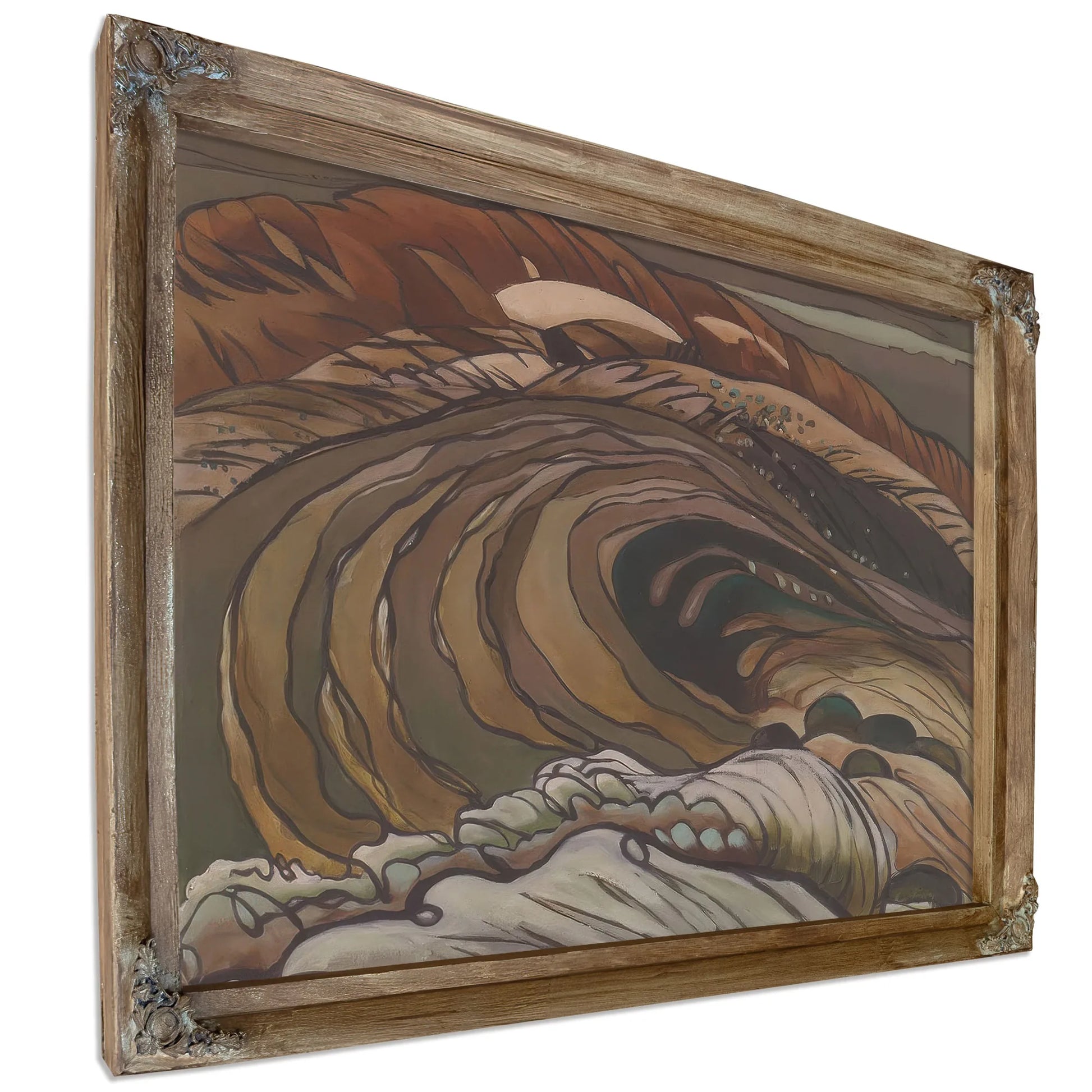 Below The Flood Gates Huntington Harbor By Arthur Dove Fine Art Print