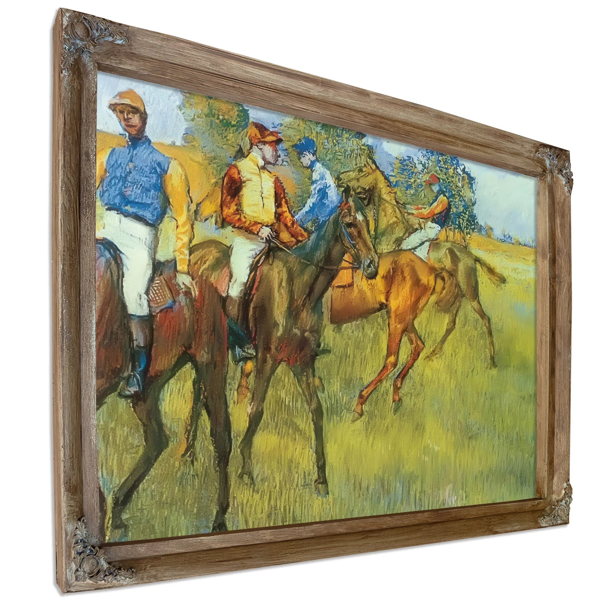 Race Horses By Edgar Degas Fine Art Print