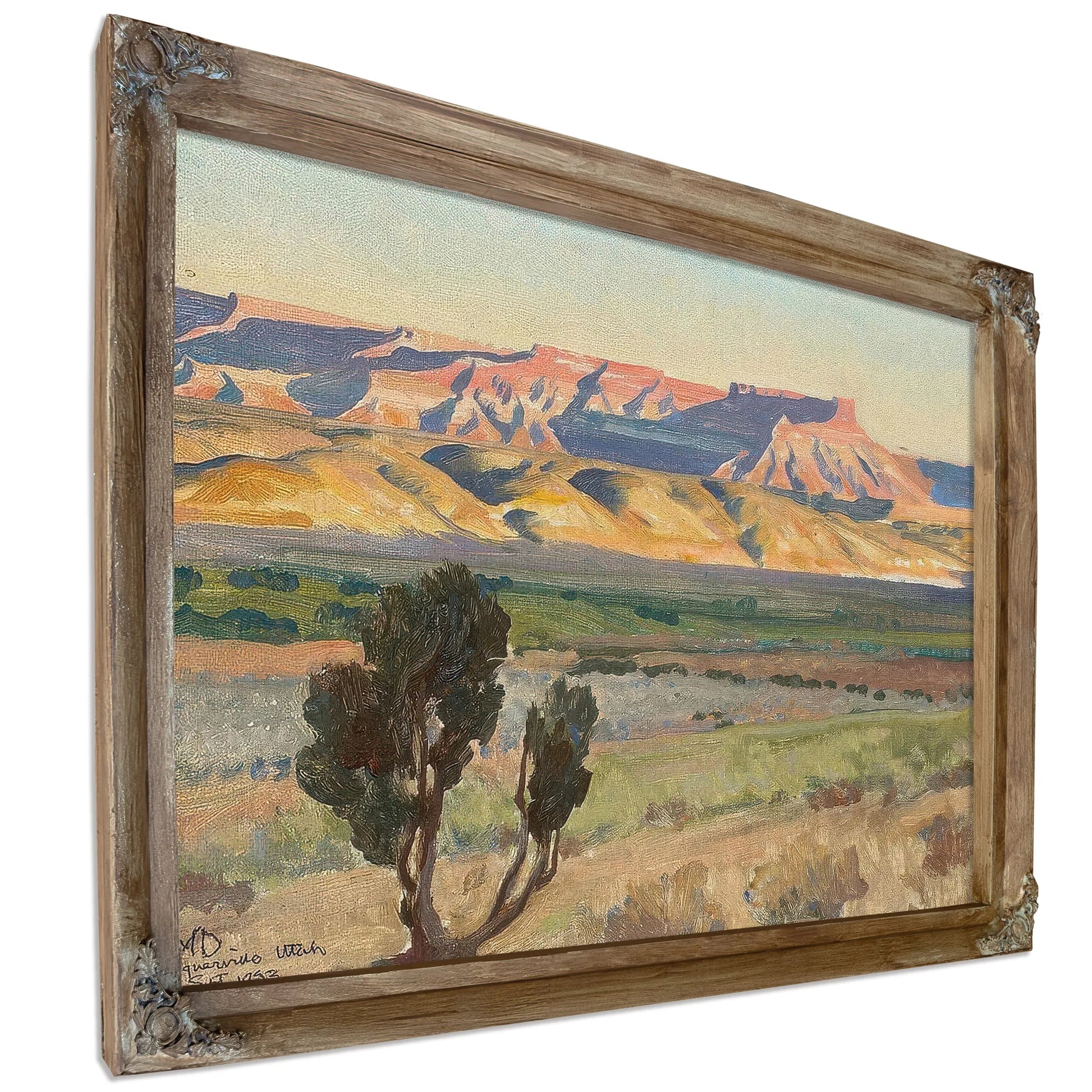 Fields Of Toquerville Utah By Maynard Dixon Fine Art Print