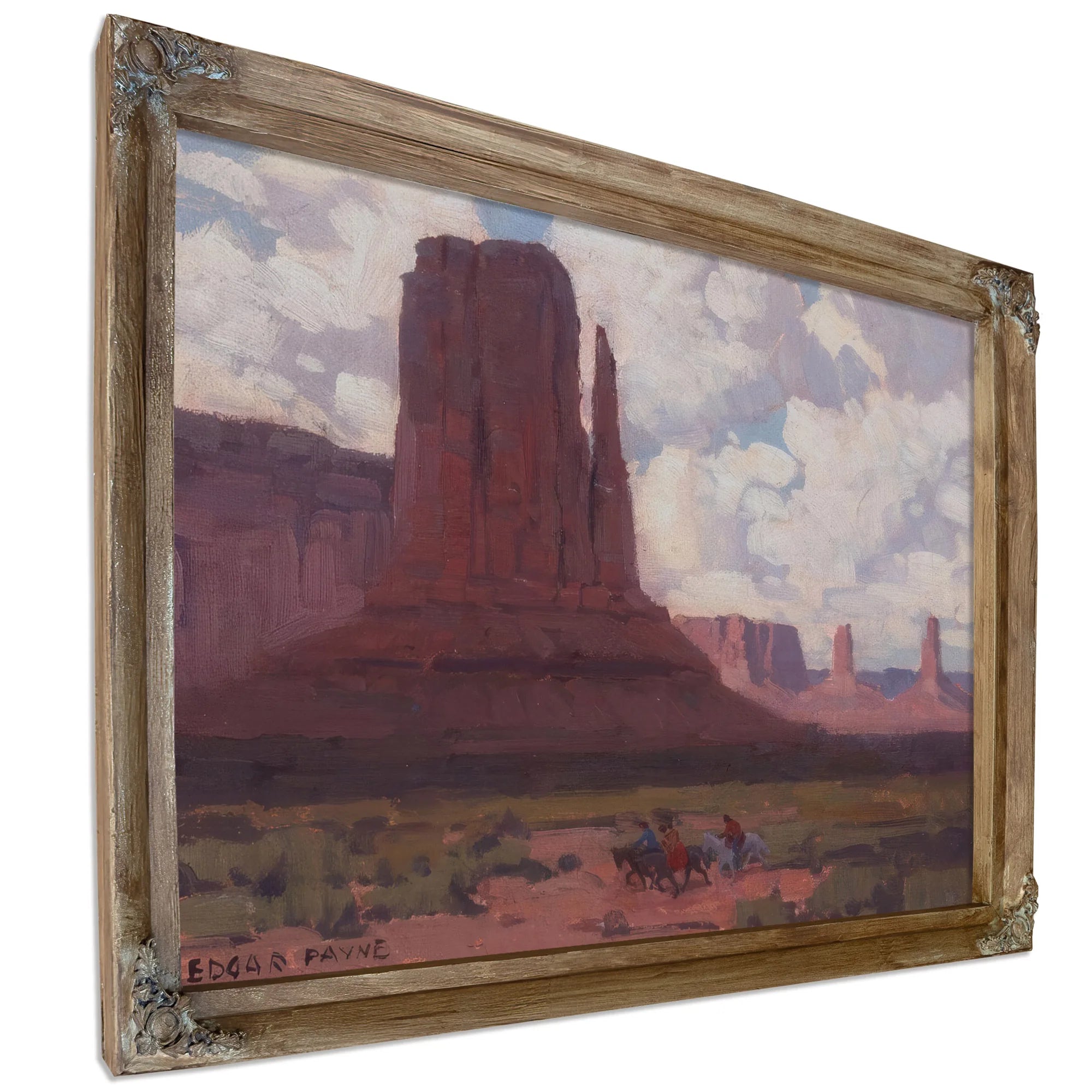 Riders In Canyon De Chelly National Monument By Edgar Payne Fine Art Print