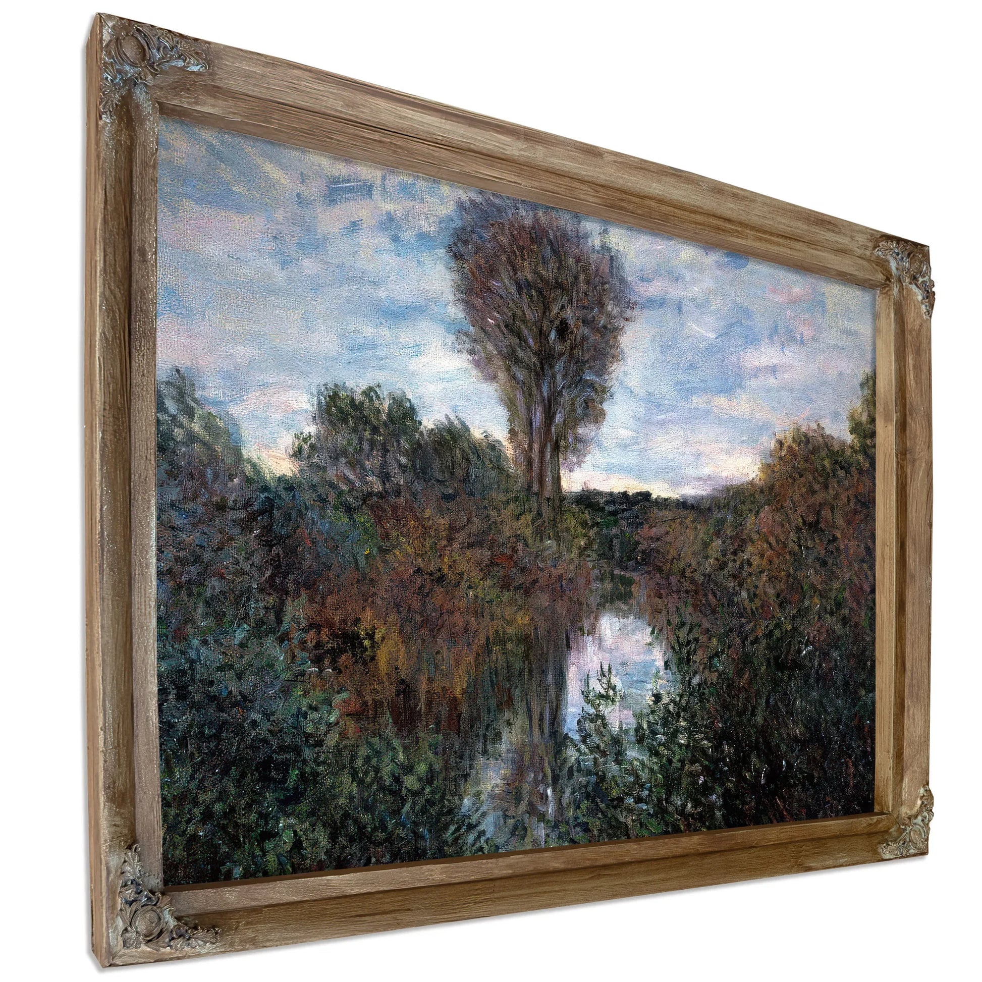 Small Bend In The Seine By Claude Monet Fine Art Print