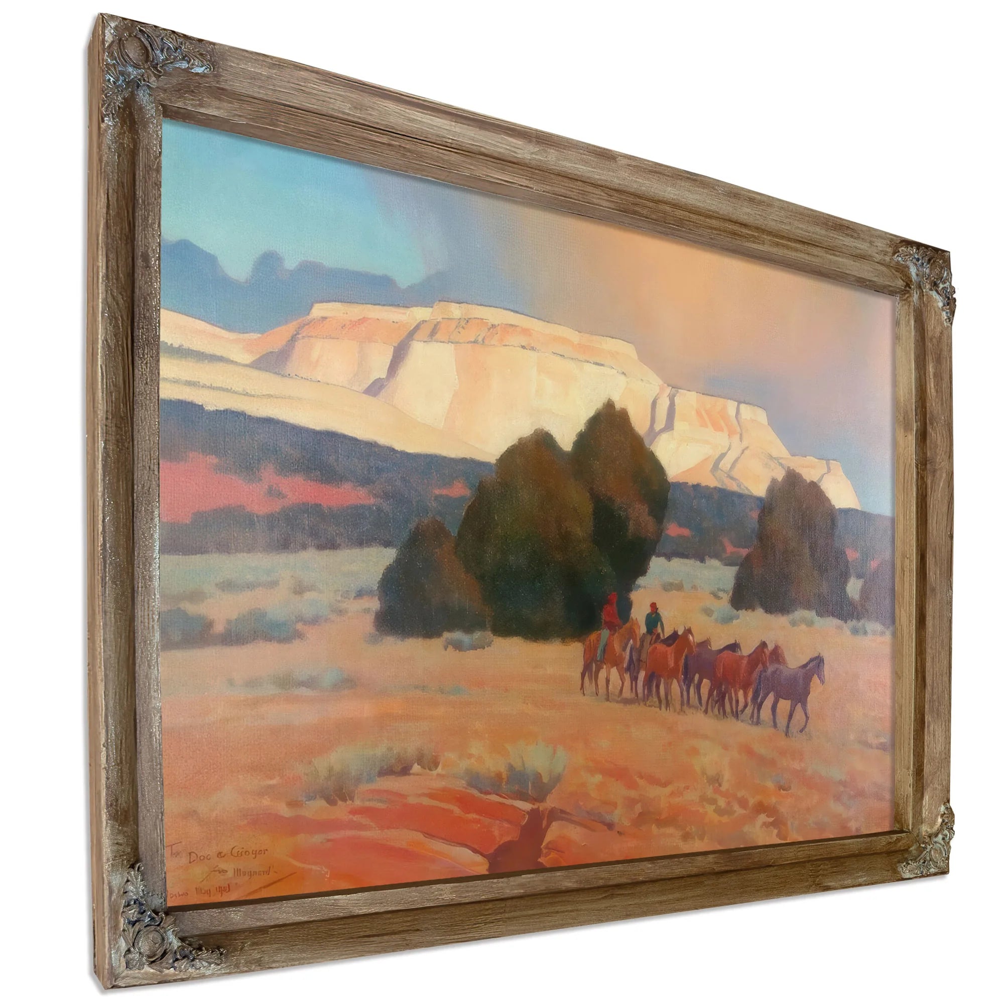 Land Of White Mesas By Maynard Dixon Fine Art Print