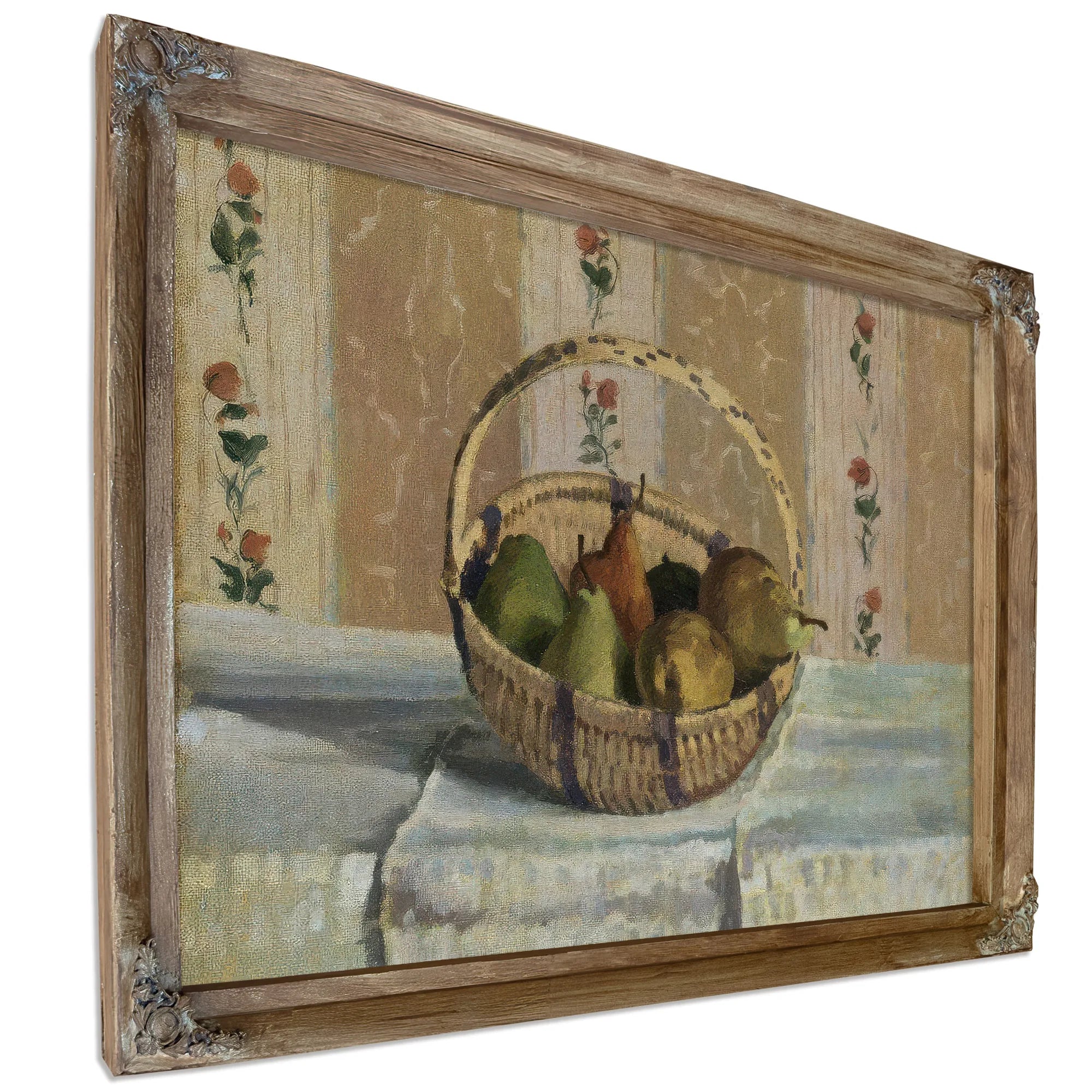 Still Life With Apples And Pears 1872 2 By Camille Pissarro Fine Art Print